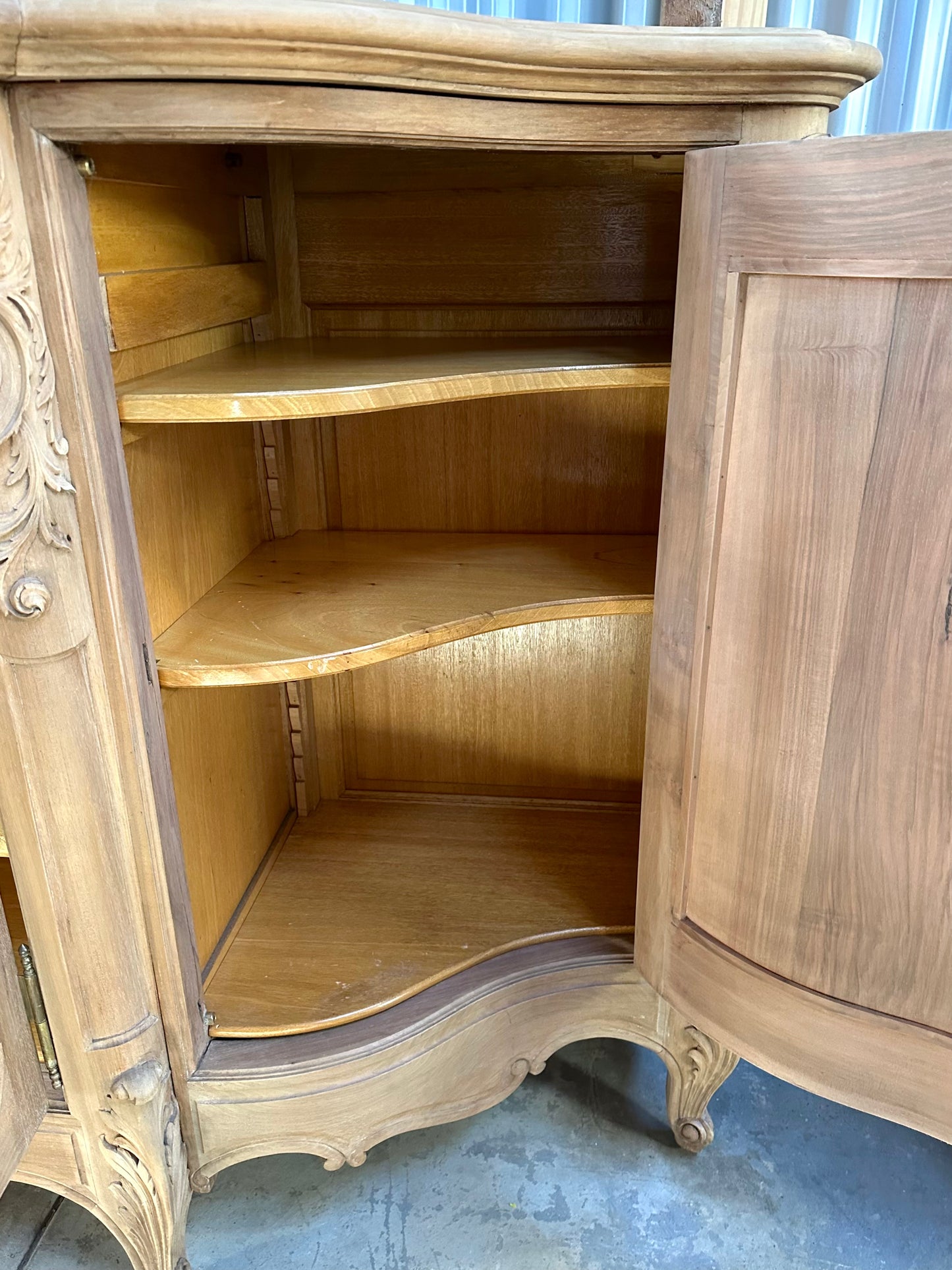Antique French walnut 4 Door Sideboard