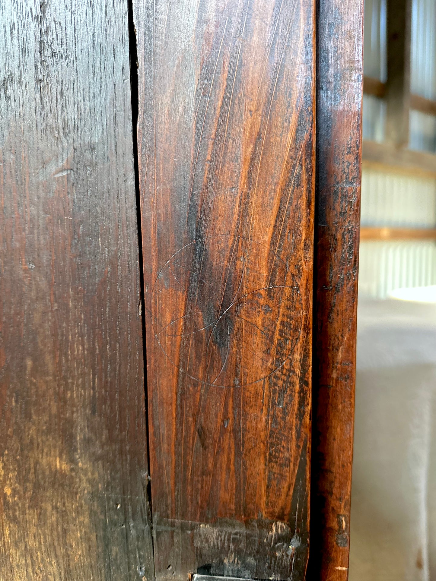 Antique French Oak 1700s Armoire