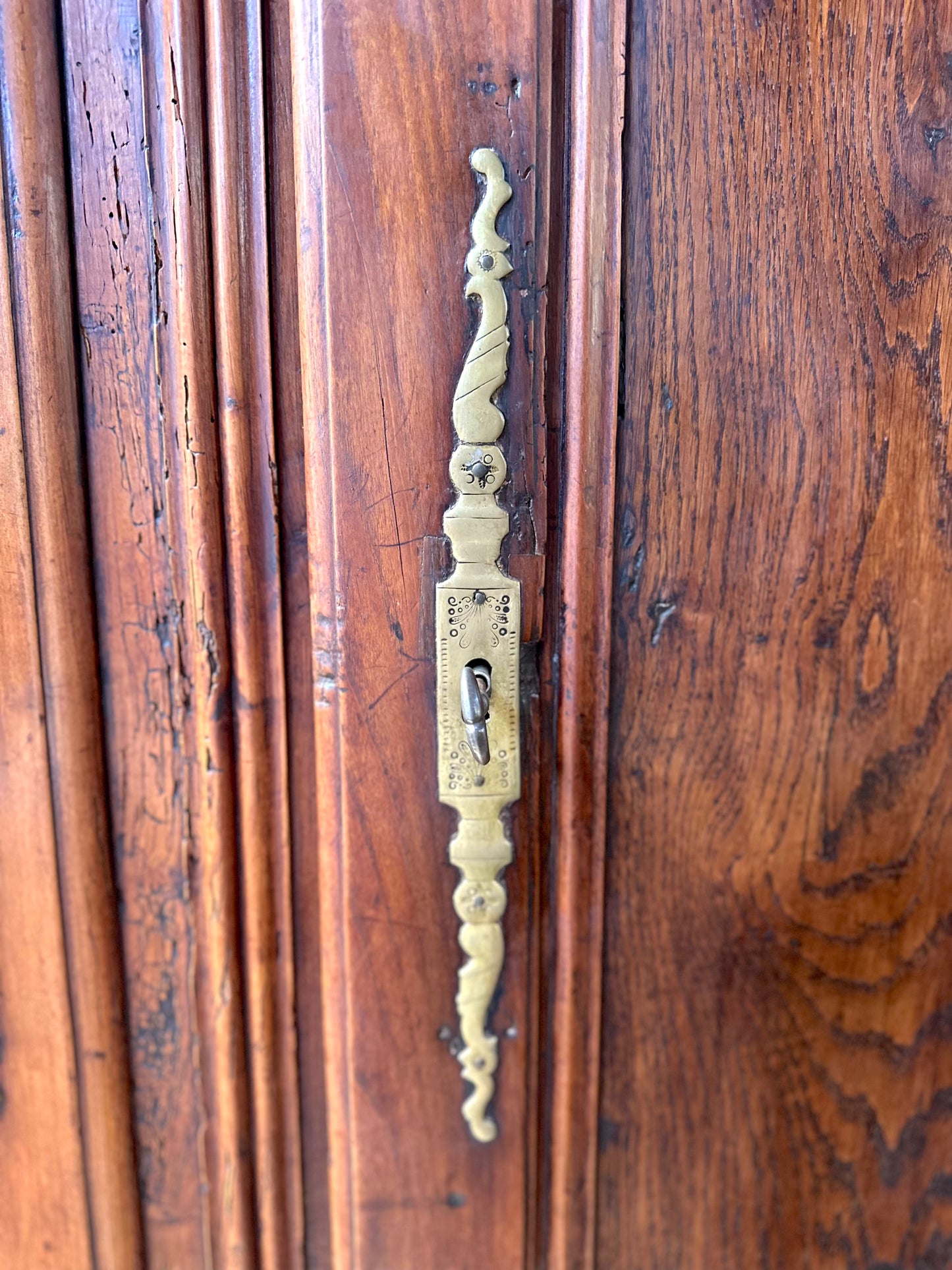 Antique French Oak 1700s Armoire