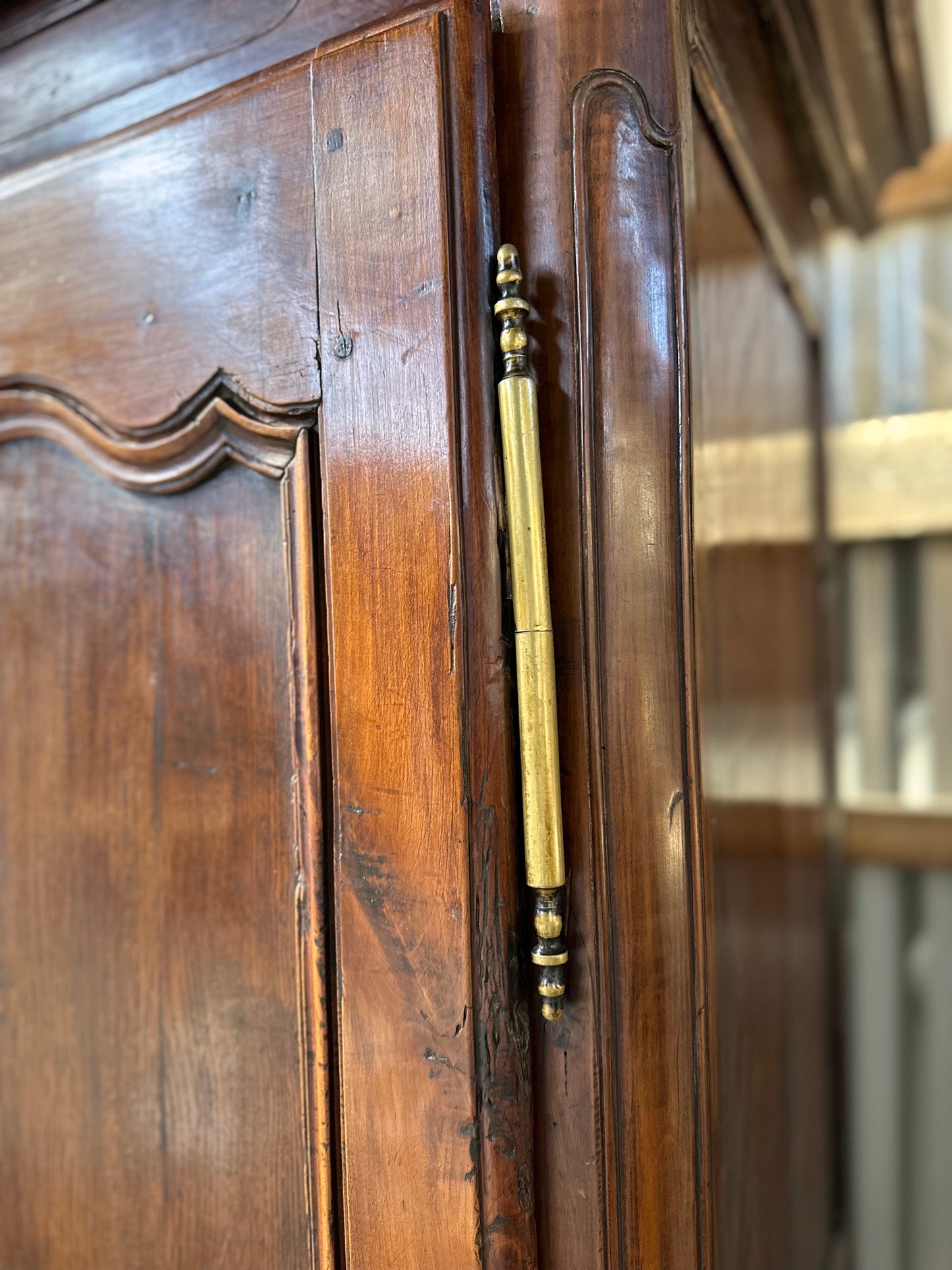 Antique French Oak 1700s Armoire