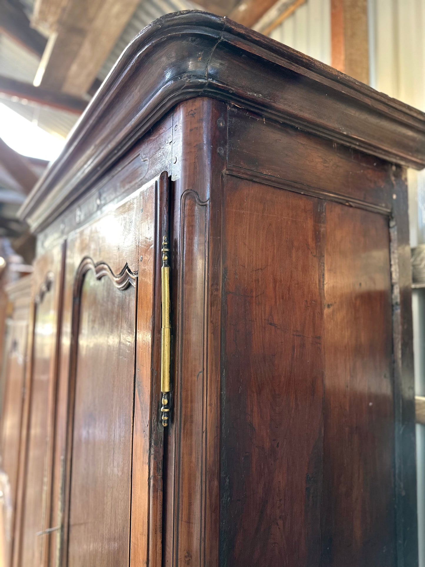Antique French Oak 1700s Armoire