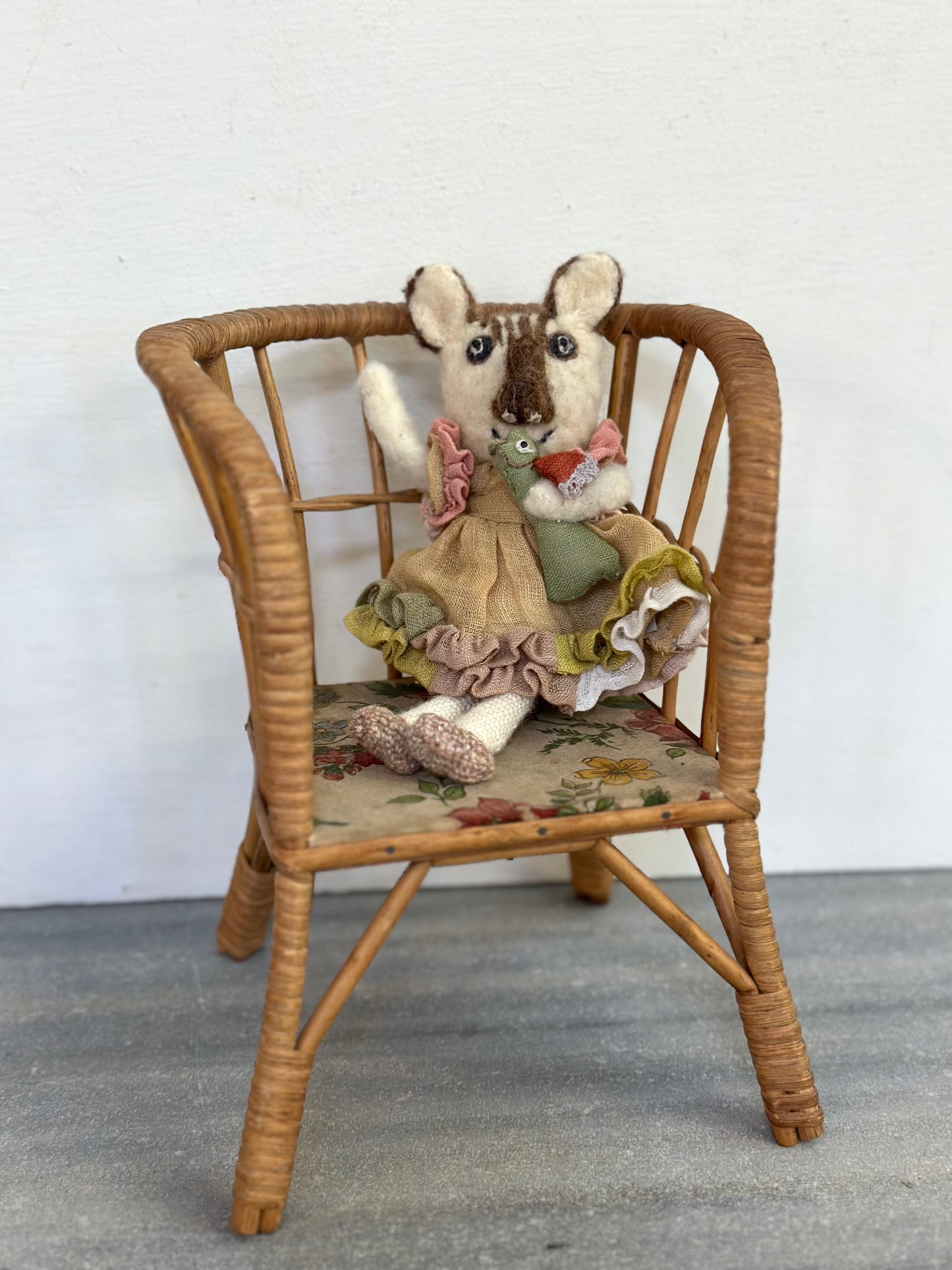 Sophie Digard Wool Bear Doll 'LLev'