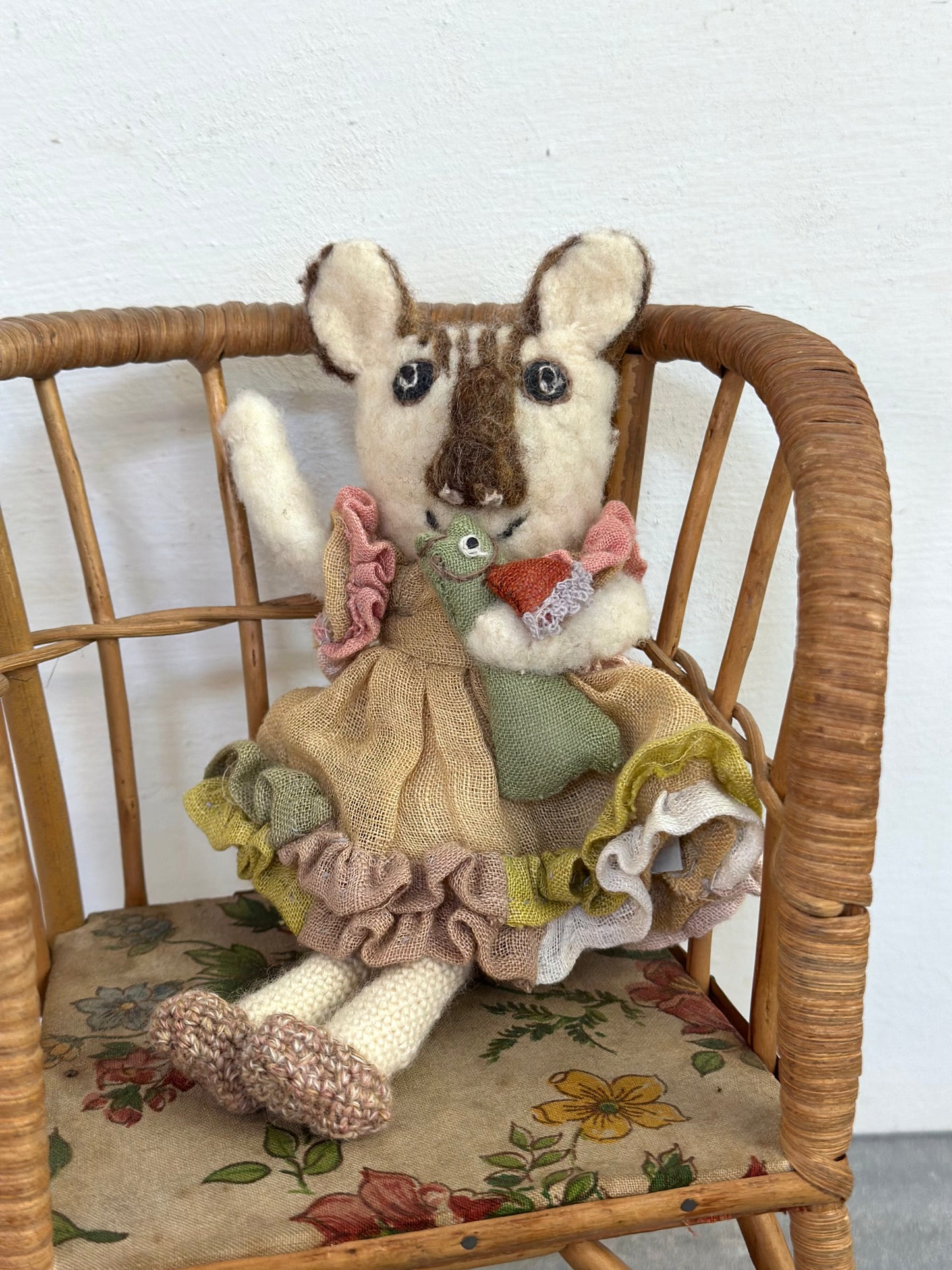 Sophie Digard Wool Bear Doll 'LLev'