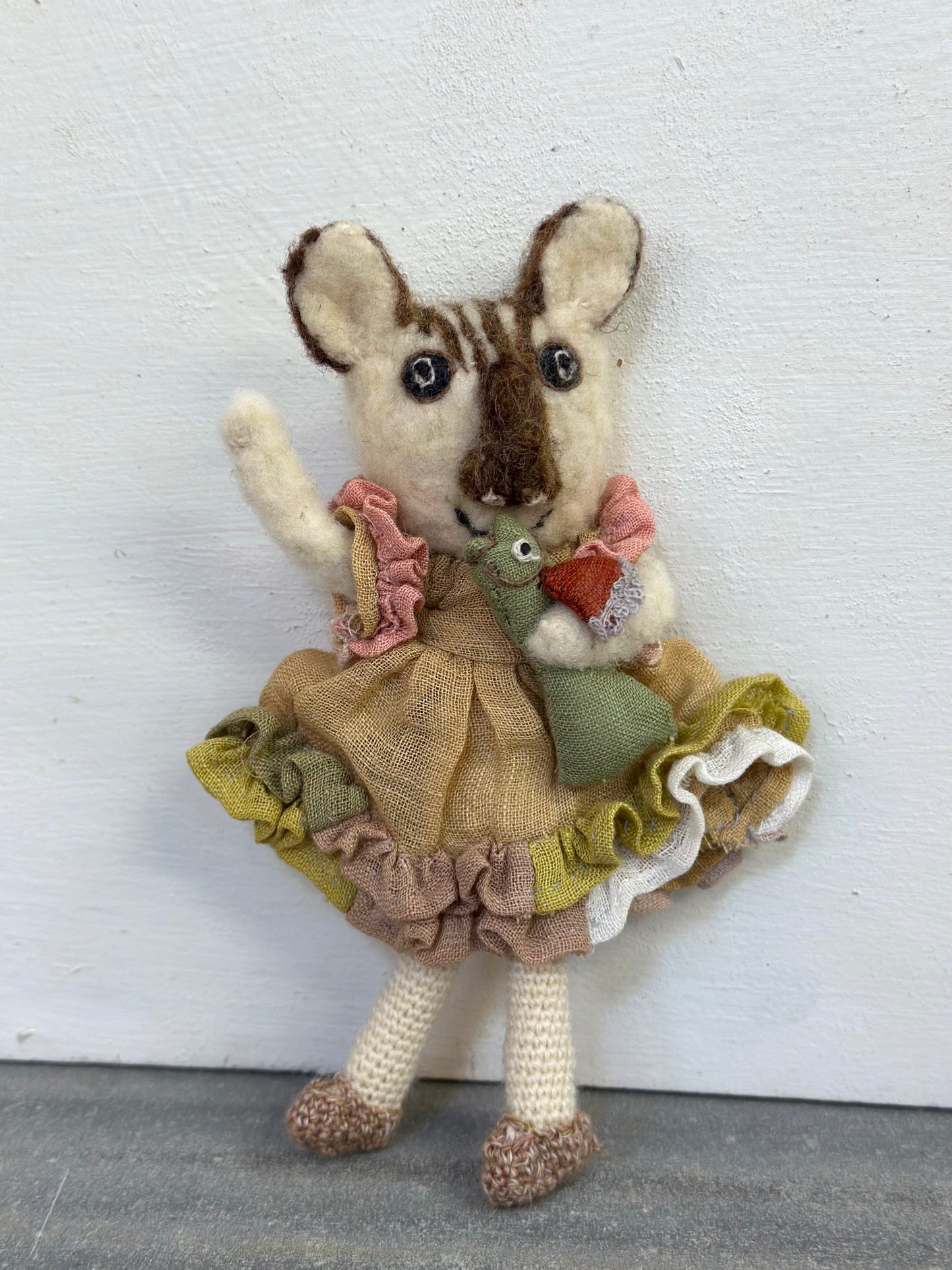 Sophie Digard Wool Bear Doll 'LLev'