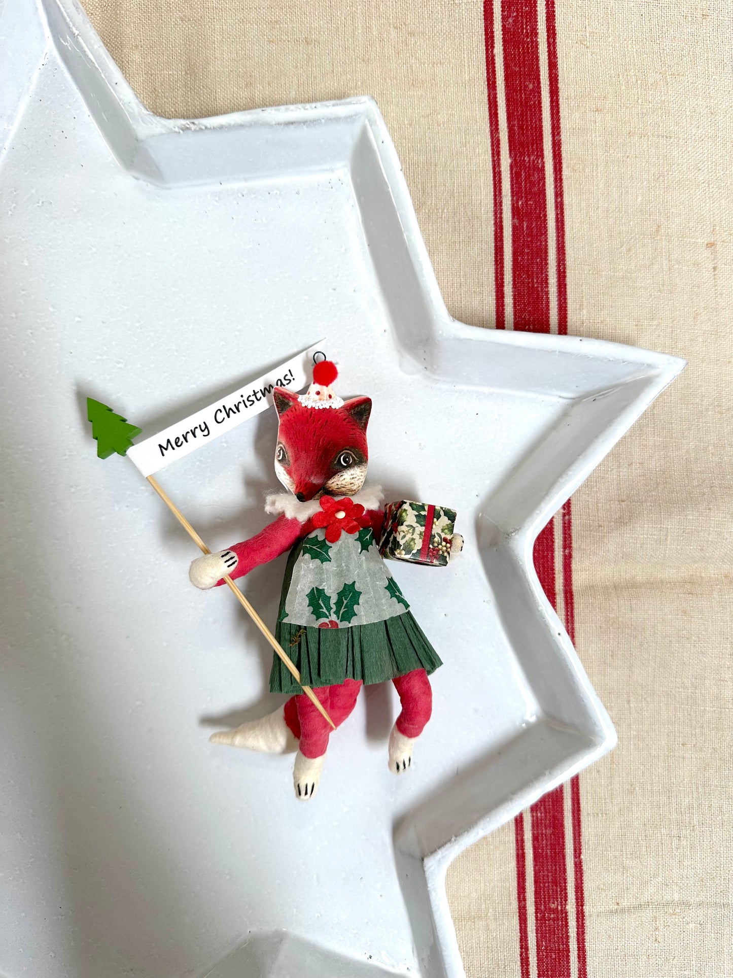 Vintage by Crystal Handspun Cotton Peppermint Parade