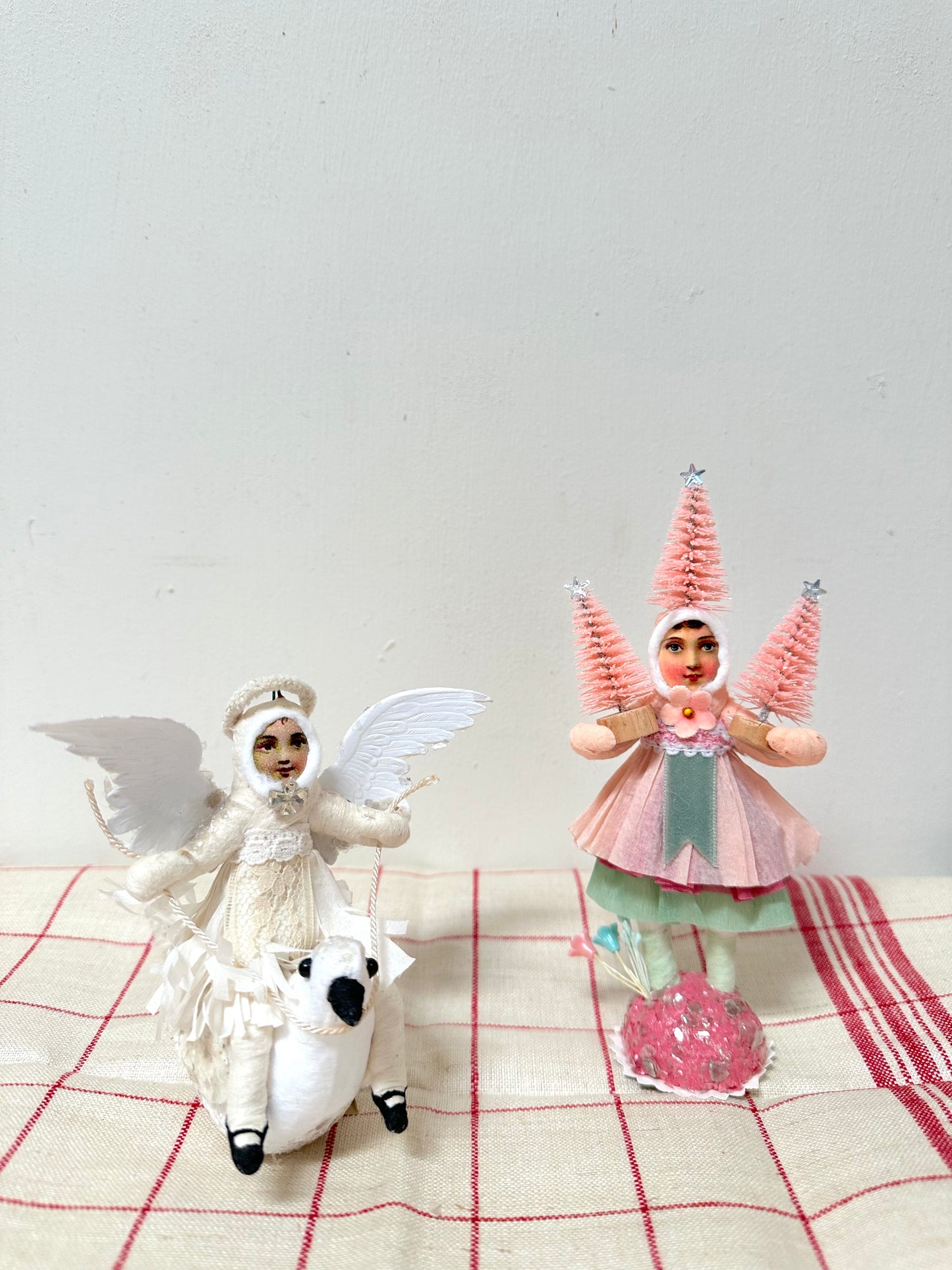 Vintage by Crystal Handspun Cotton Winter Whimsy