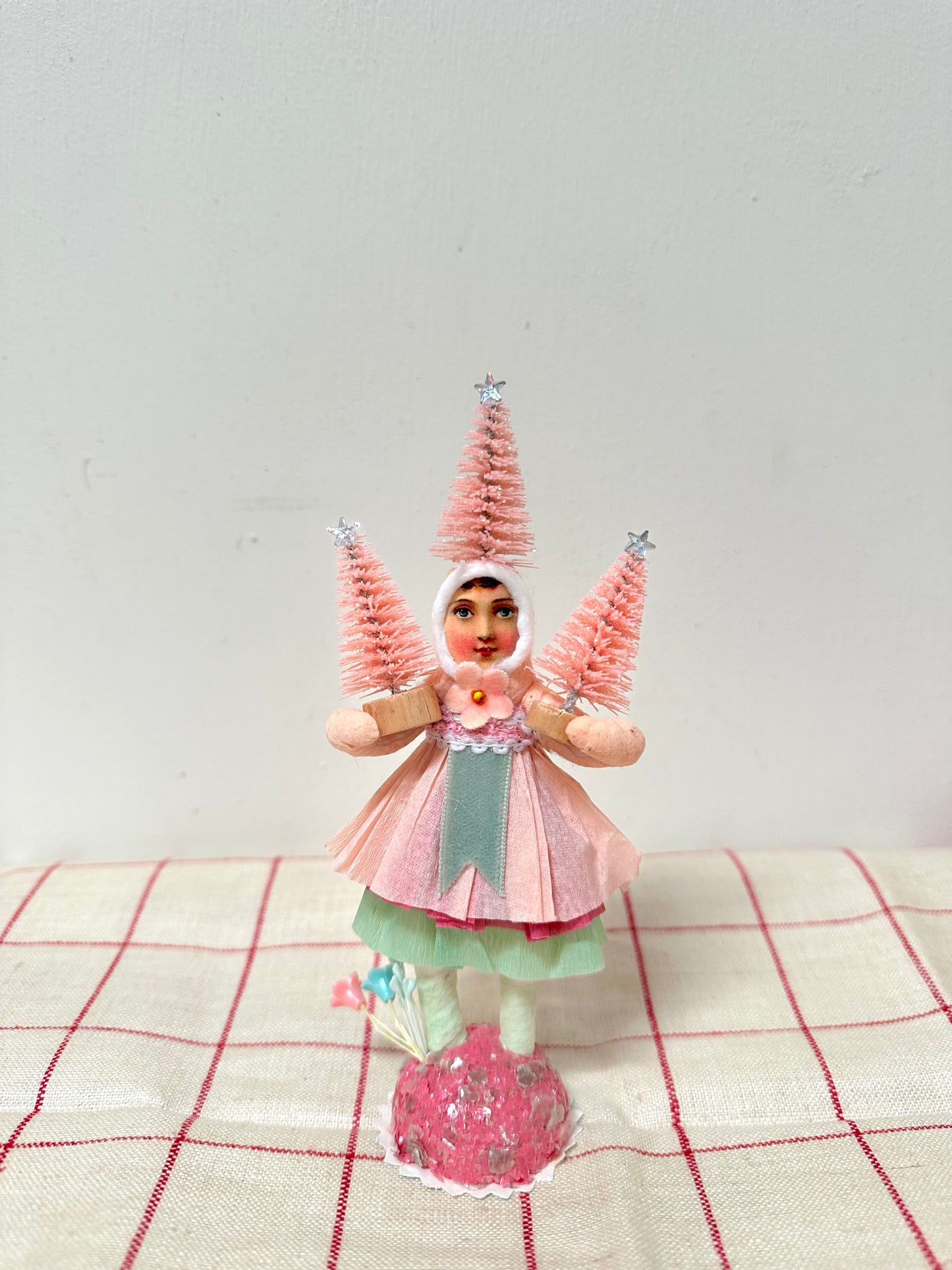 Vintage by Crystal Handspun Cotton Winter Whimsy