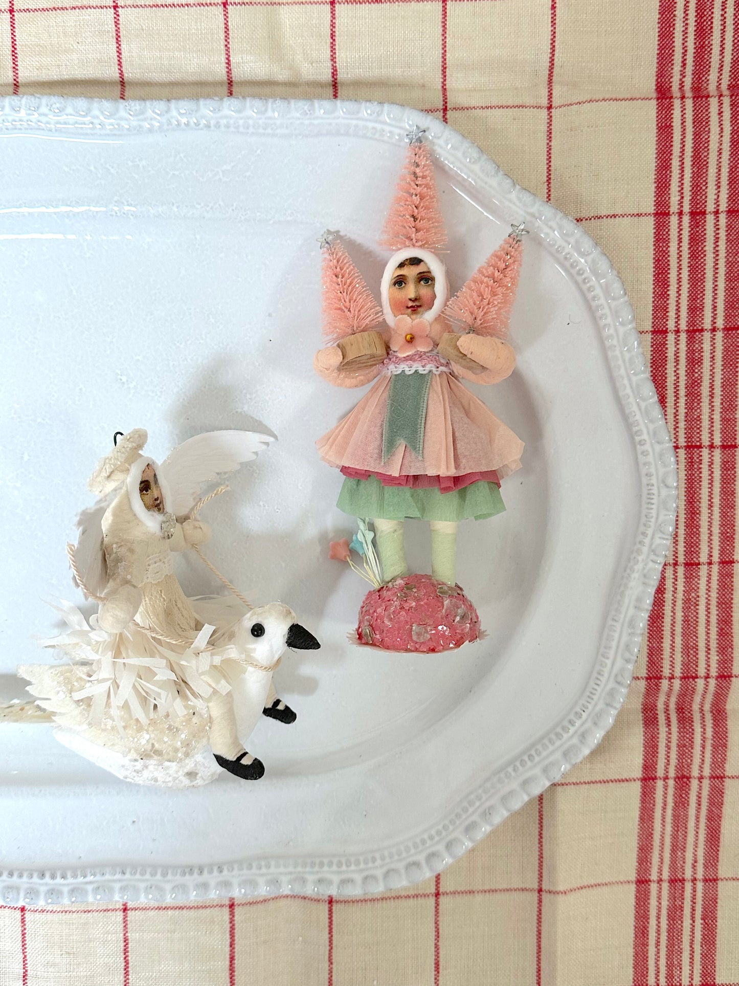 Vintage by Crystal Handspun Cotton Winter Whimsy