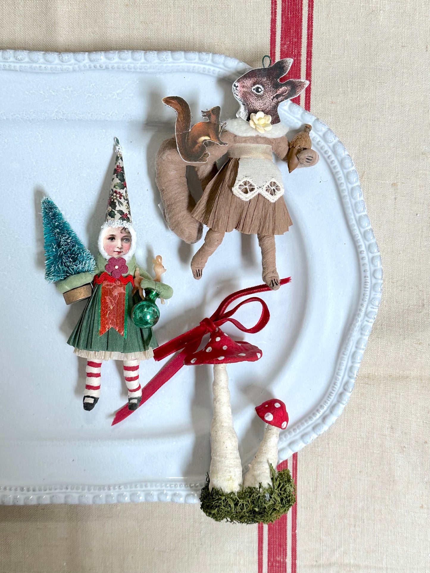 Vintage by Crystal Handspun Cotton Woodland Party