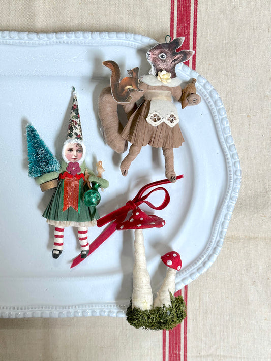 Vintage by Crystal Handspun Cotton Woodland Party