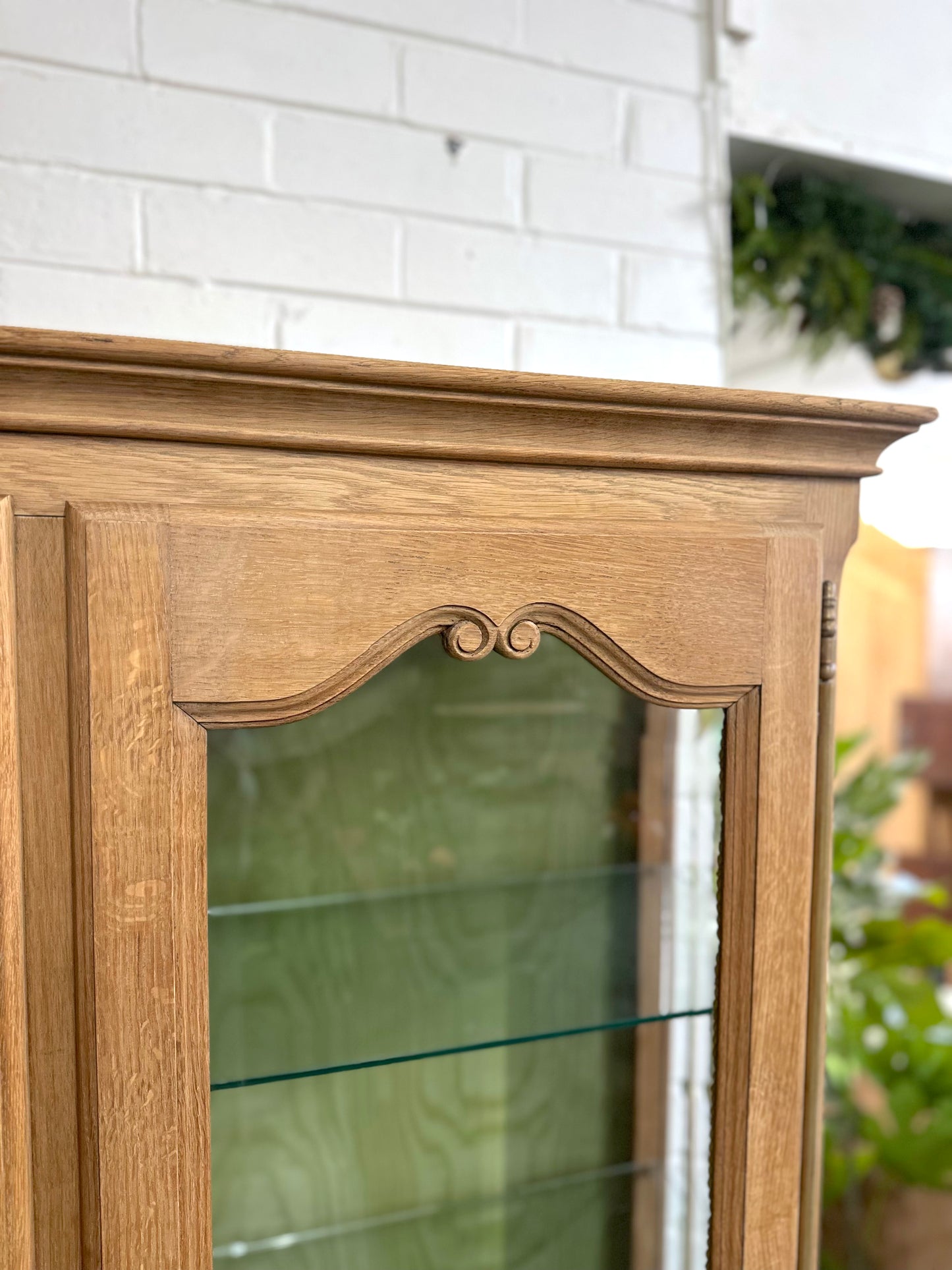 Antique French Double Door Vitrine