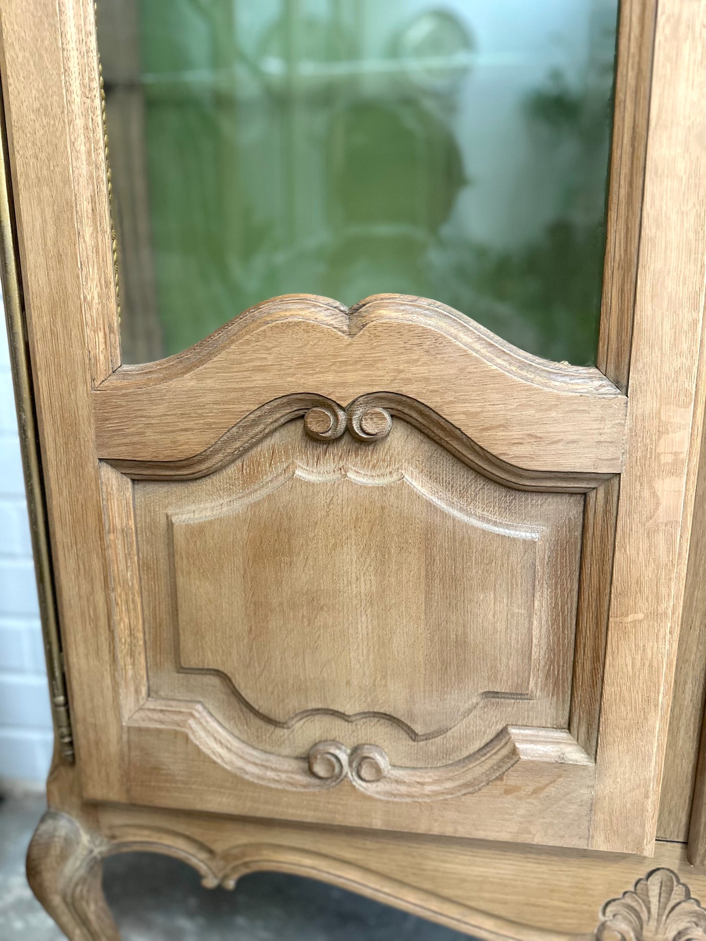 Antique French Double Door Vitrine