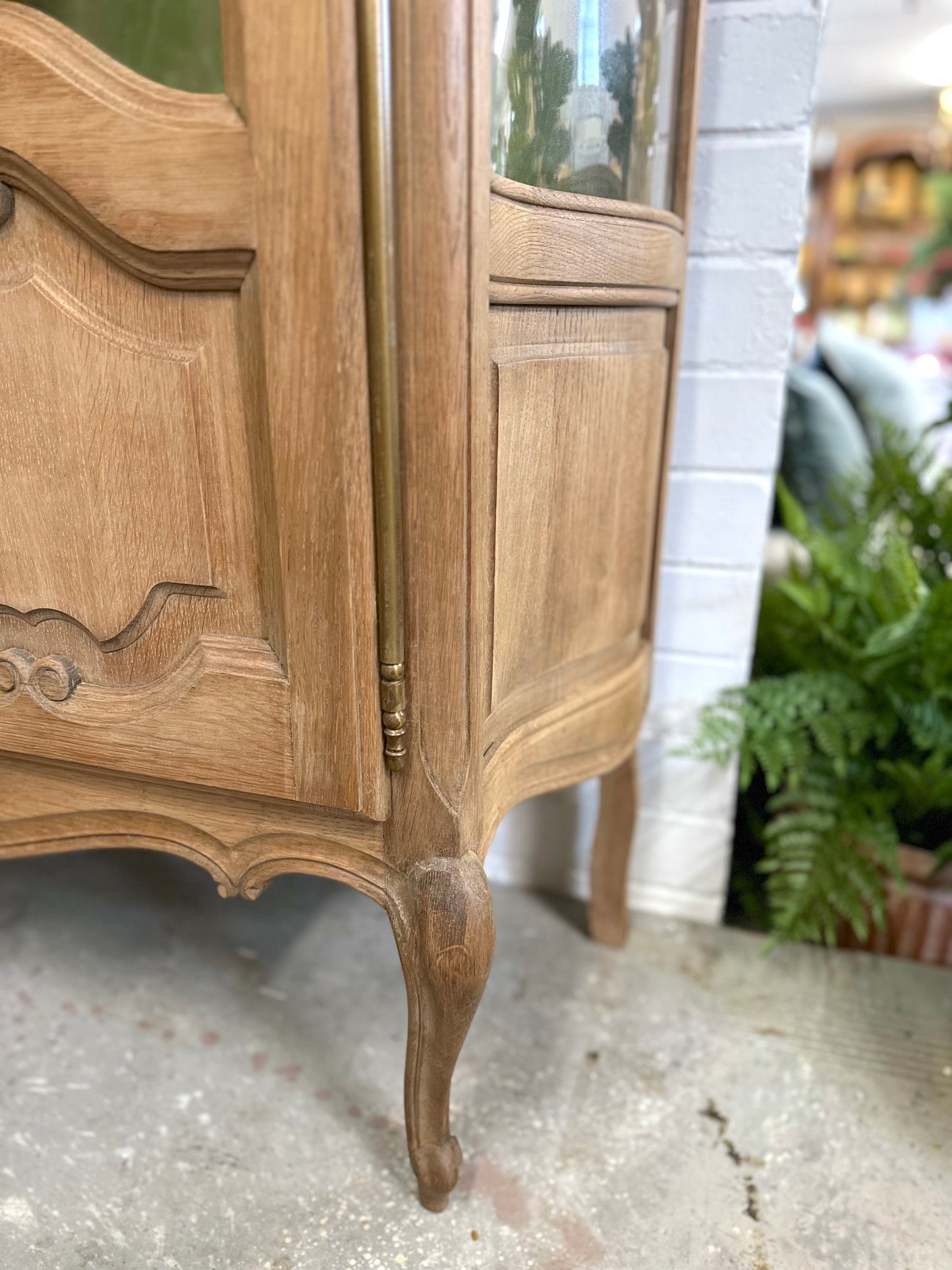 Antique French Double Door Vitrine