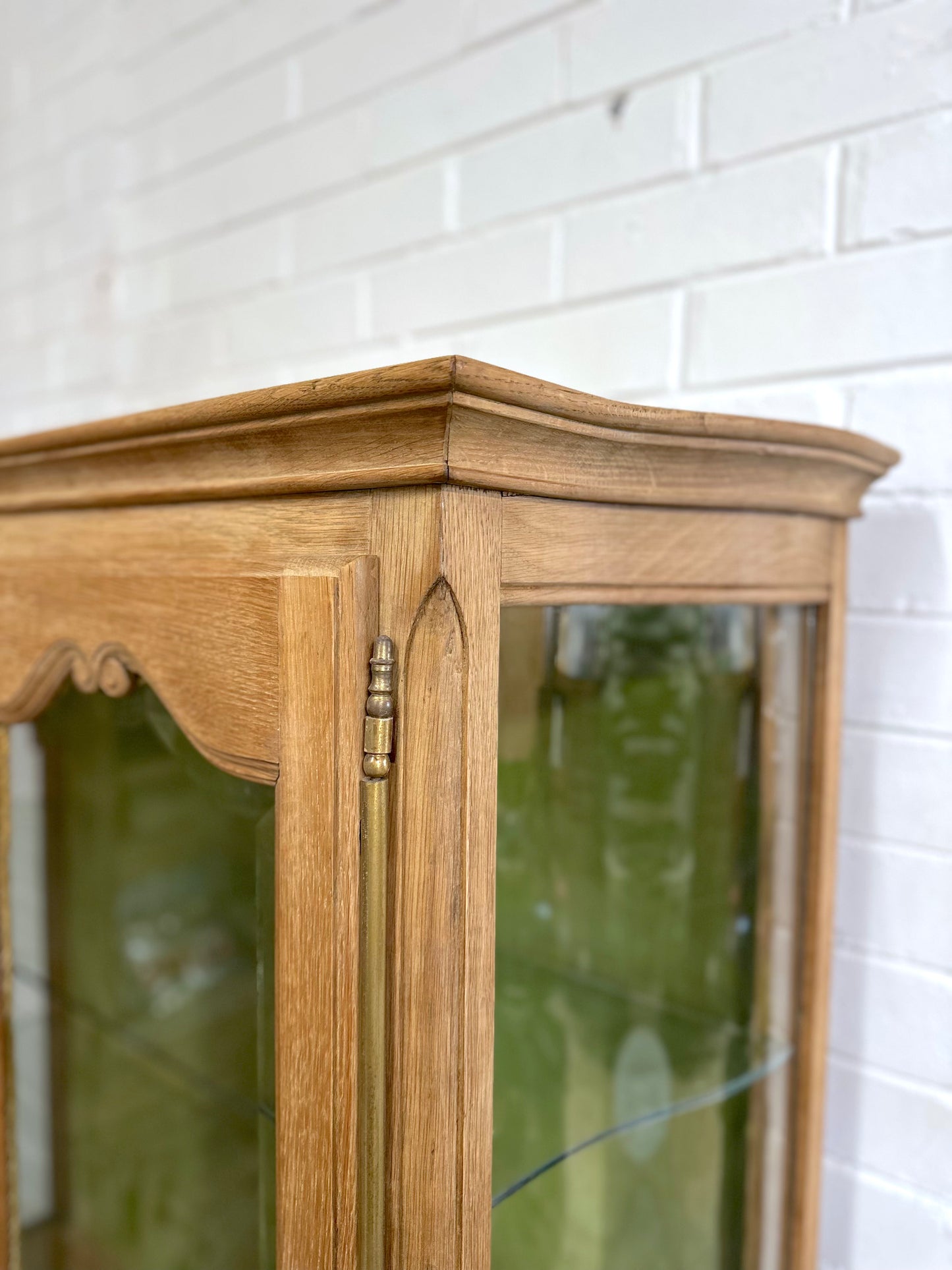 Antique French Double Door Vitrine