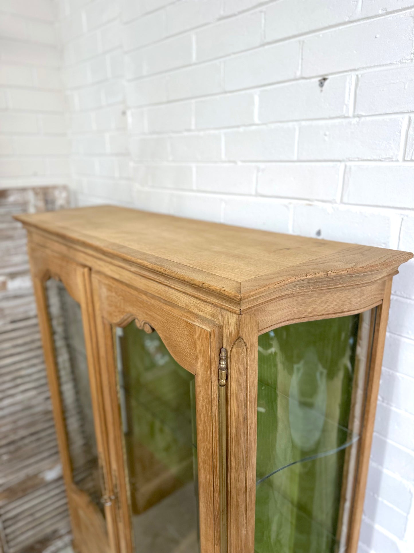 Antique French Double Door Vitrine