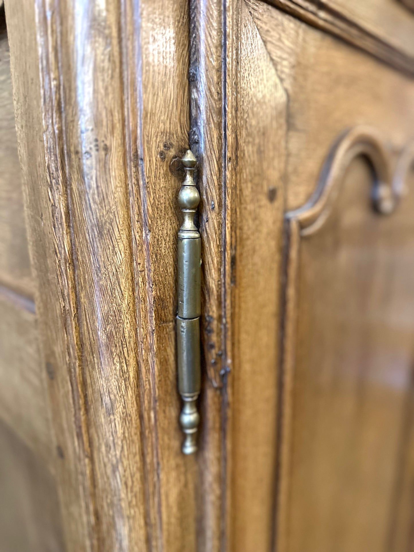 Antique French Oak 2 Door Sideboard