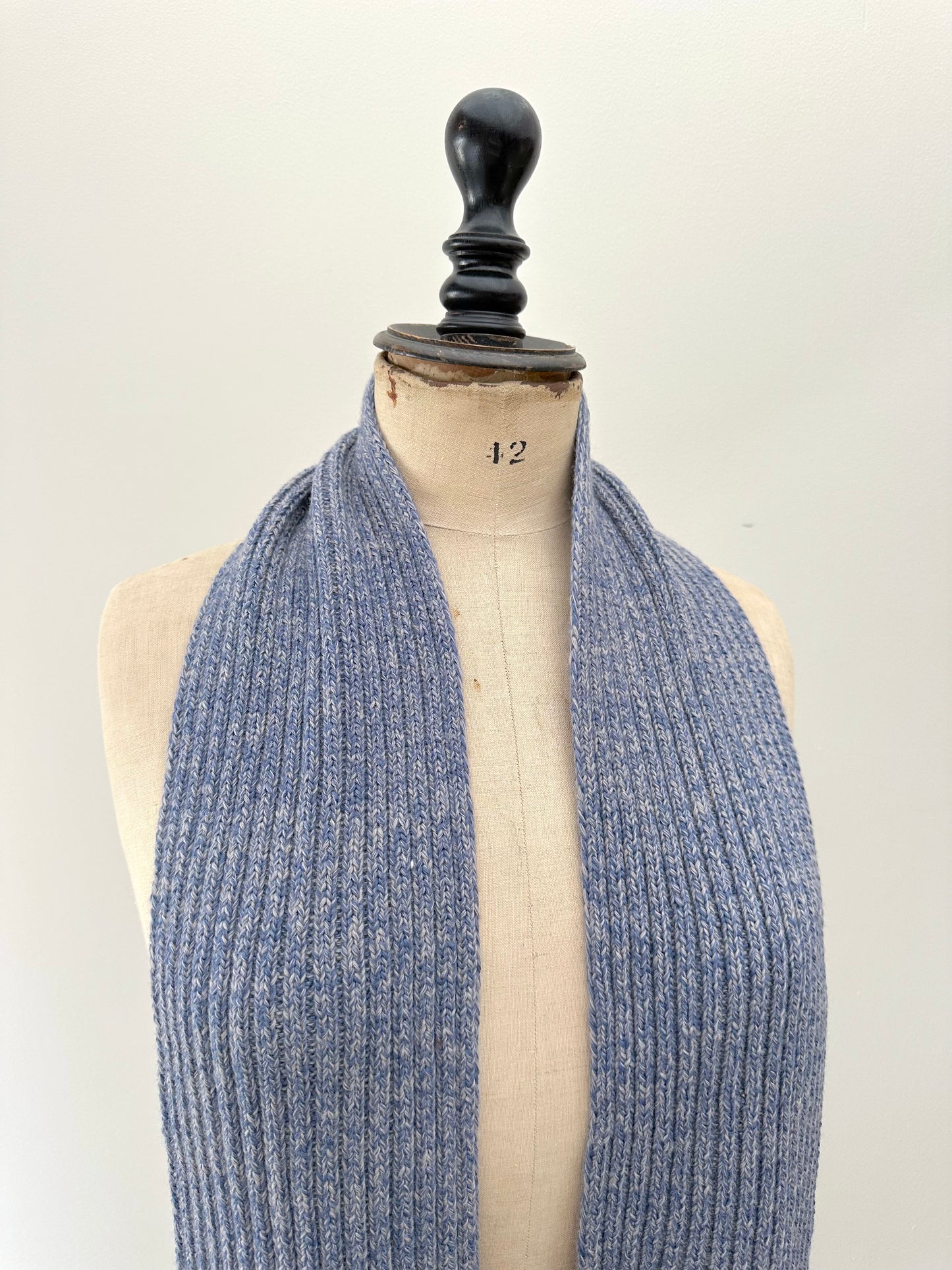 Sophie Digard Narrow Crochet Wool Scarf With Little People