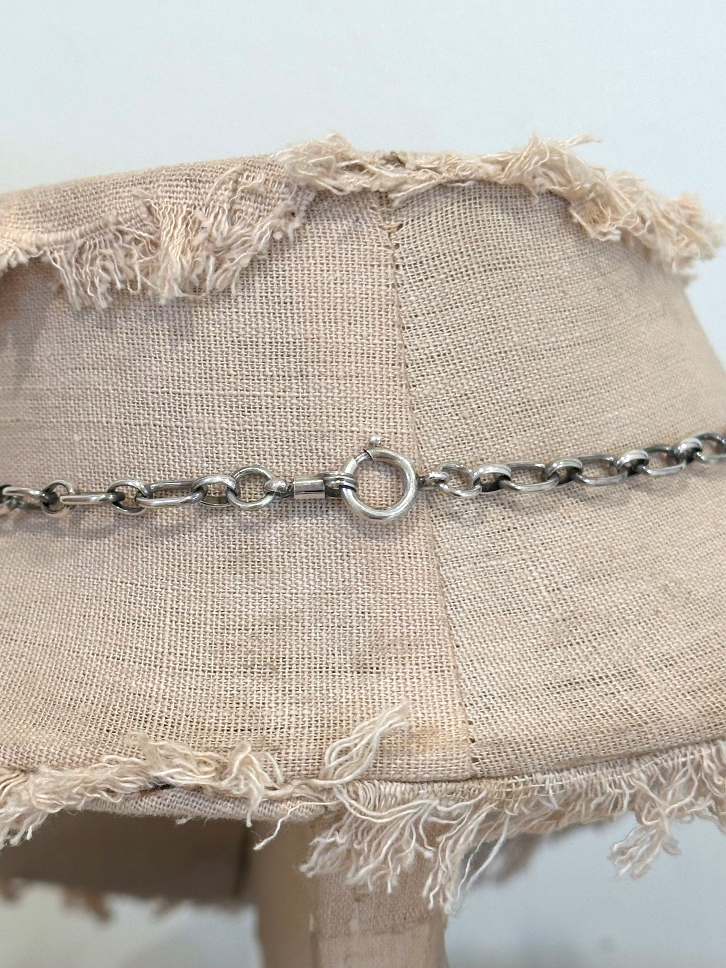 Antique French Necklace With 'Poudrier' Flower Locket