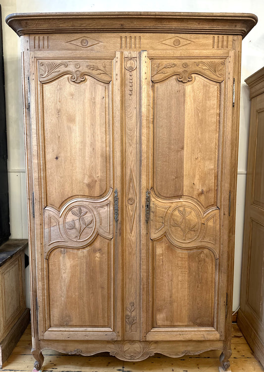 Antique French Oak Armoire