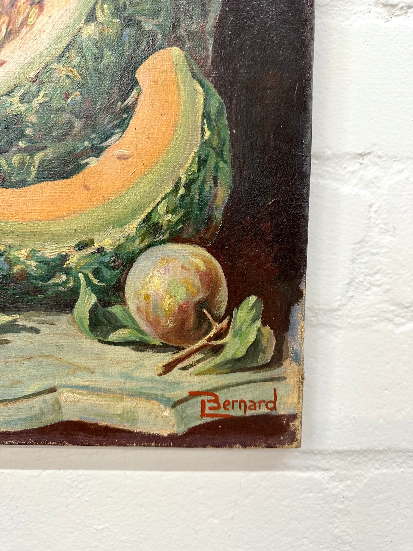 Antique European 'Abundant Fruit' Still Life Painting