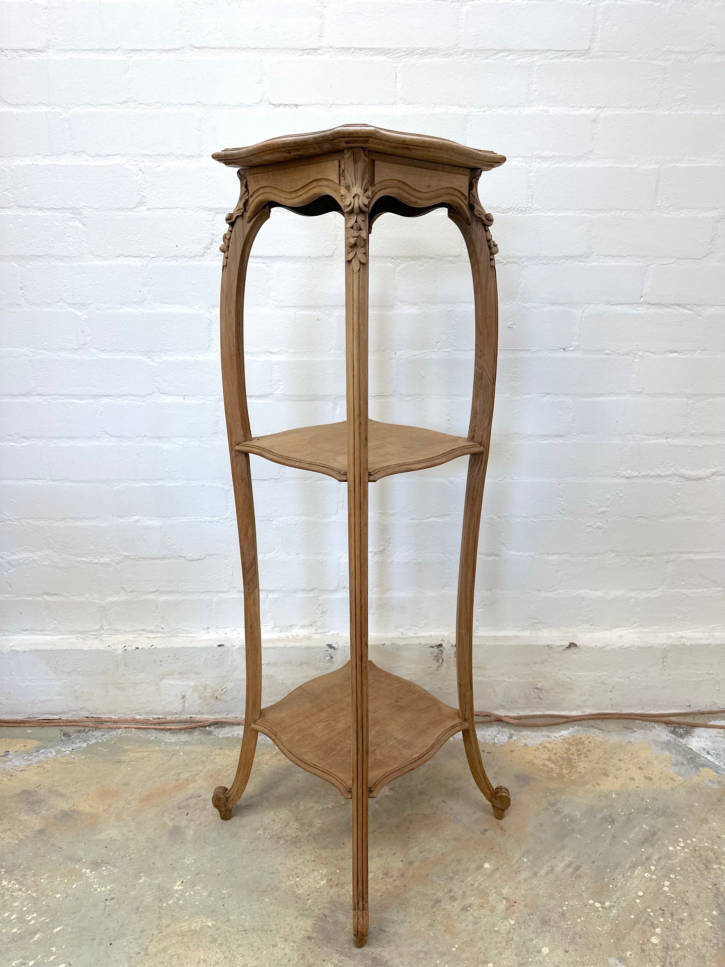 Antique French Walnut Tiered Selette