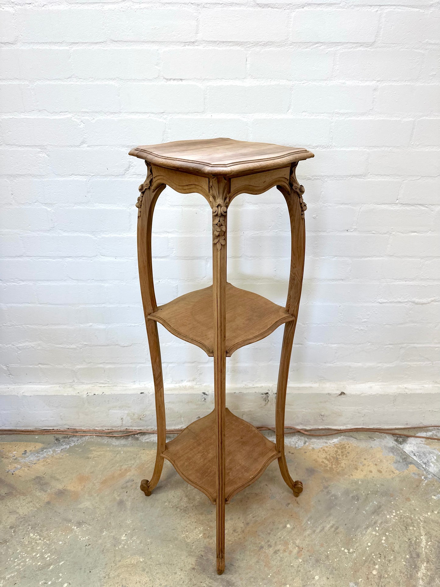 Antique French Walnut Tiered Selette