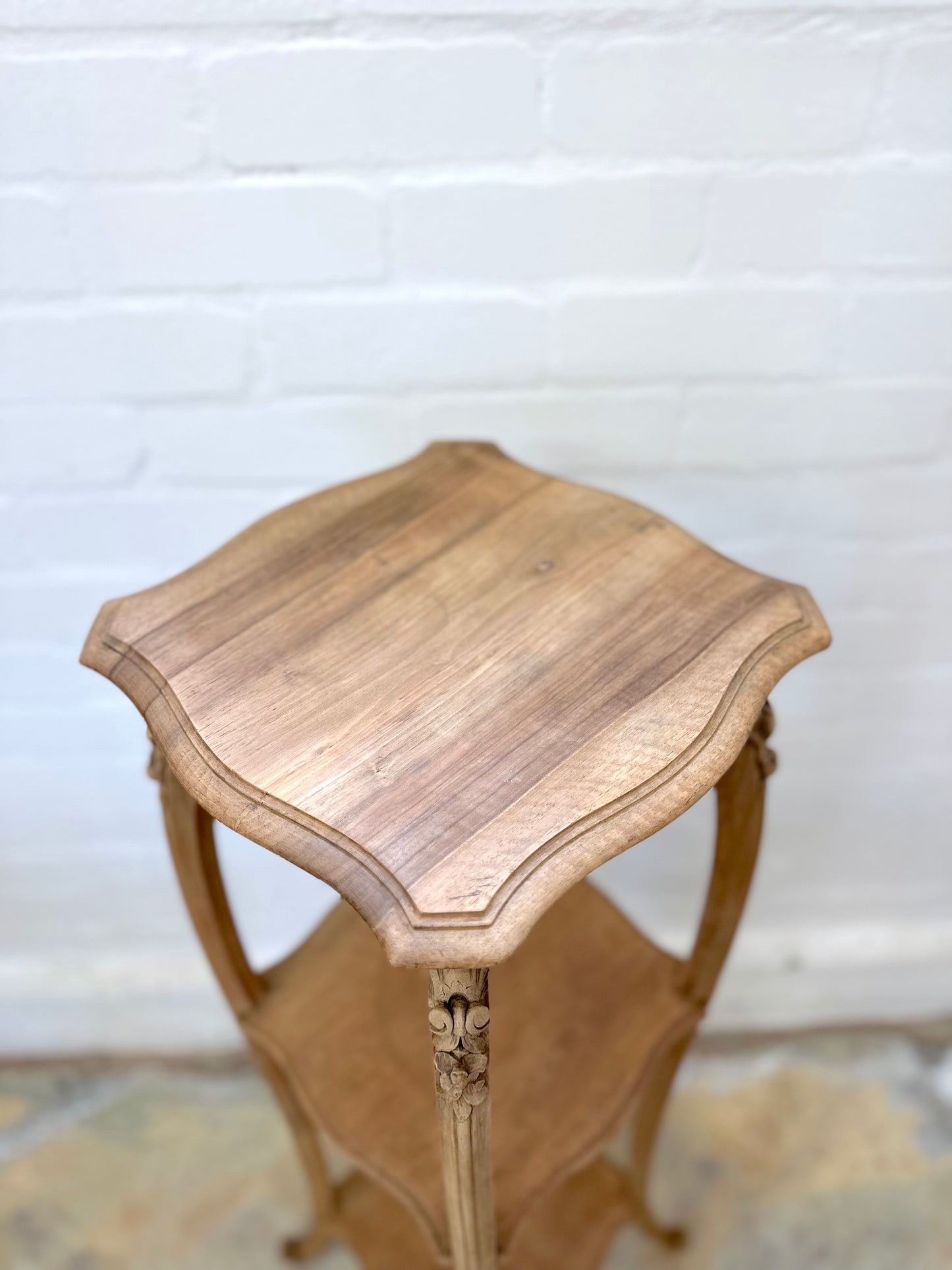 Antique French Walnut Tiered Selette
