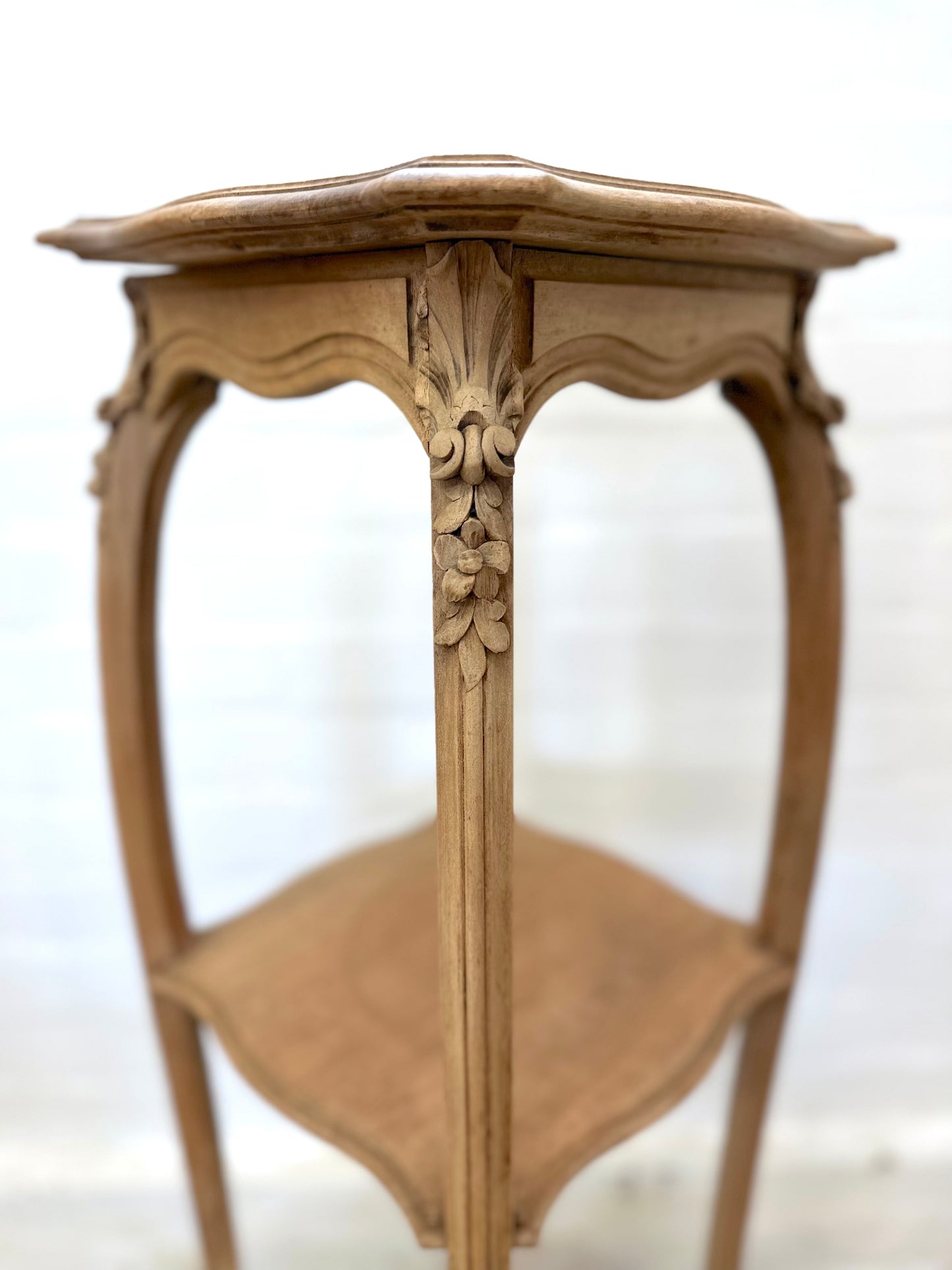 Antique French Walnut Tiered Selette