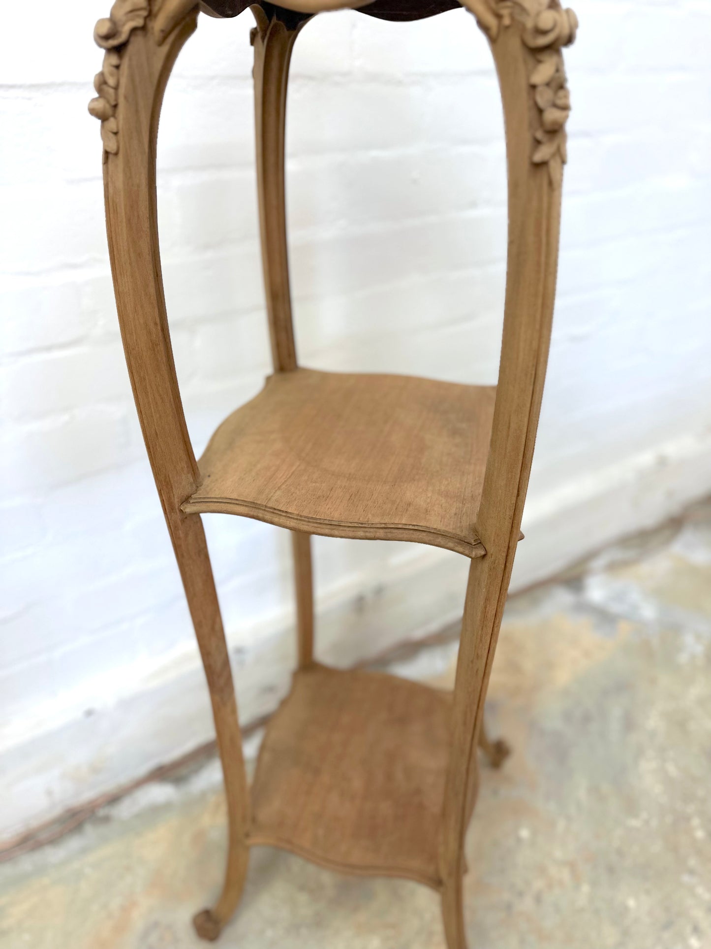 Antique French Walnut Tiered Selette