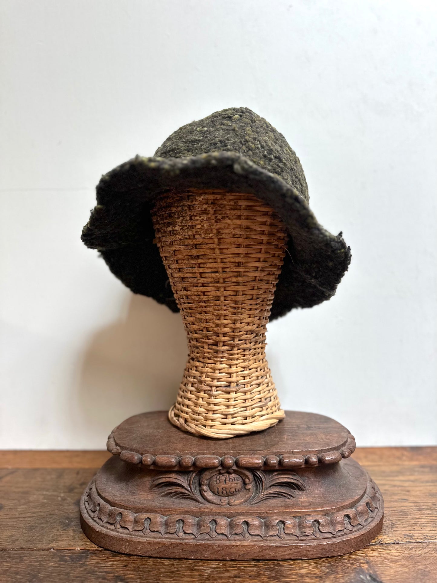 Sophie Digard Wool Hat - Forest Green