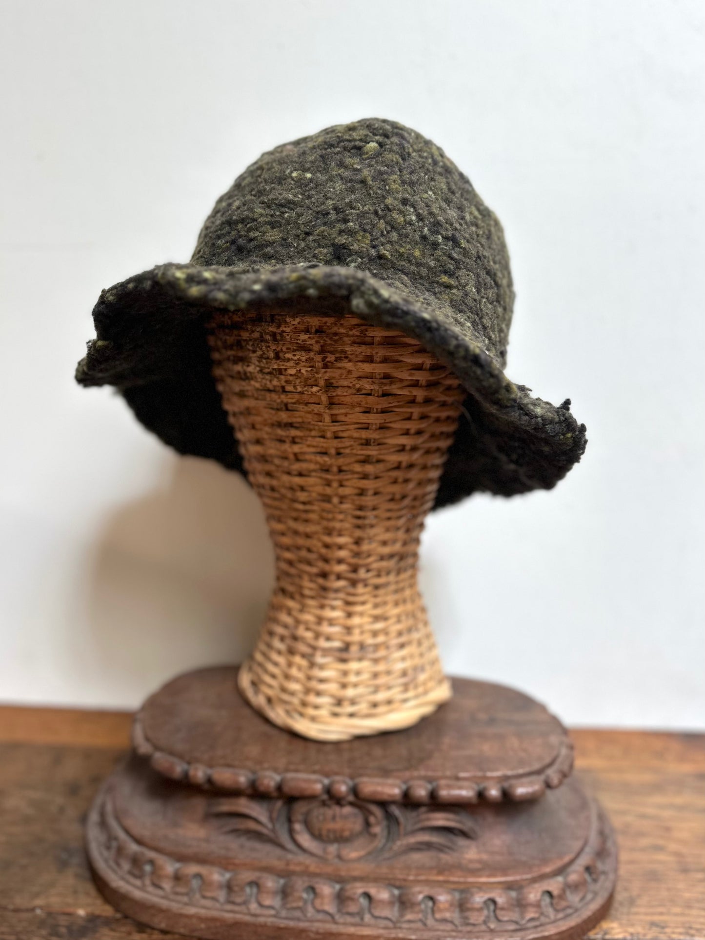 Sophie Digard Wool Hat - Forest Green