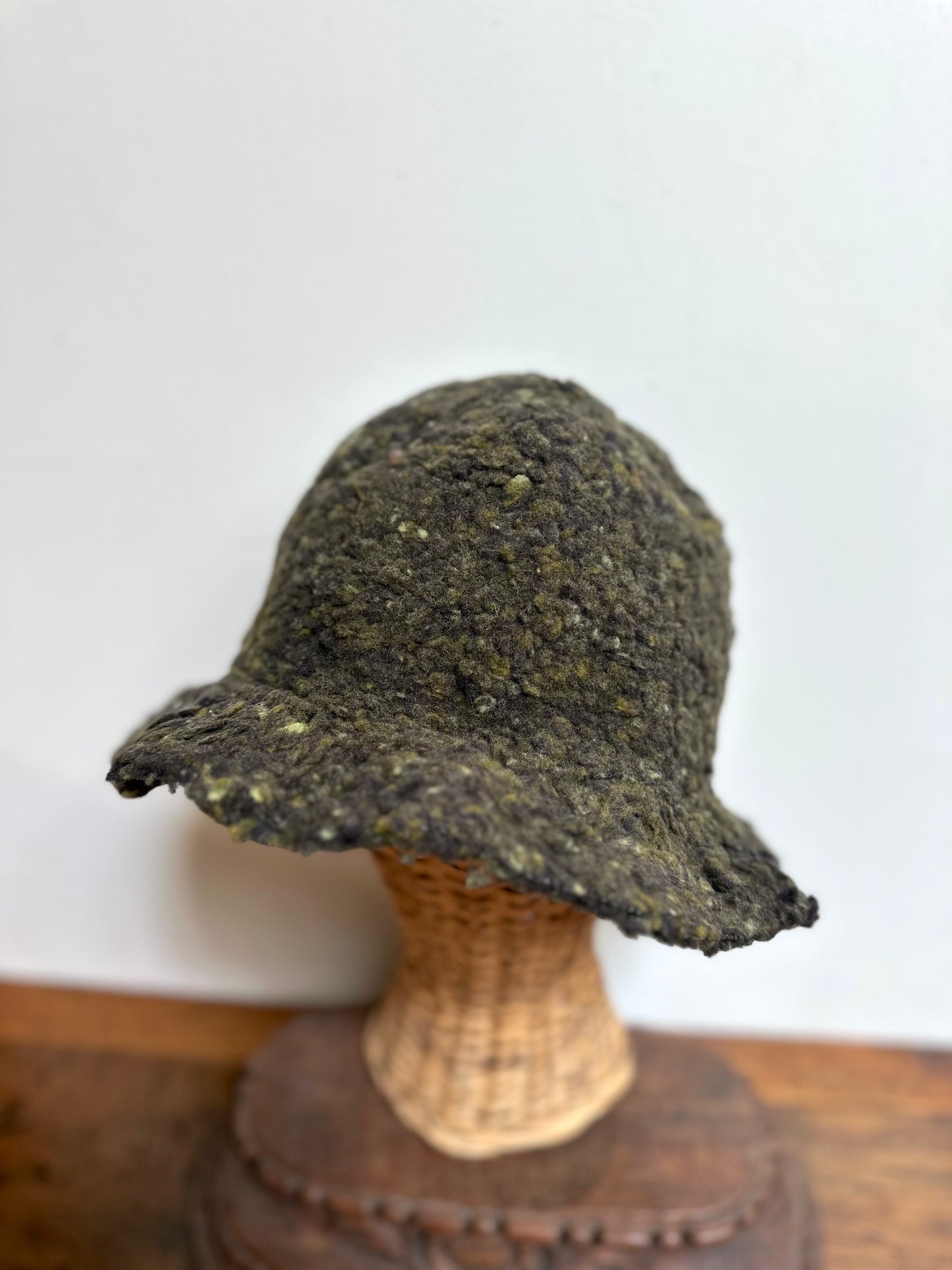Sophie Digard Wool Hat - Forest Green