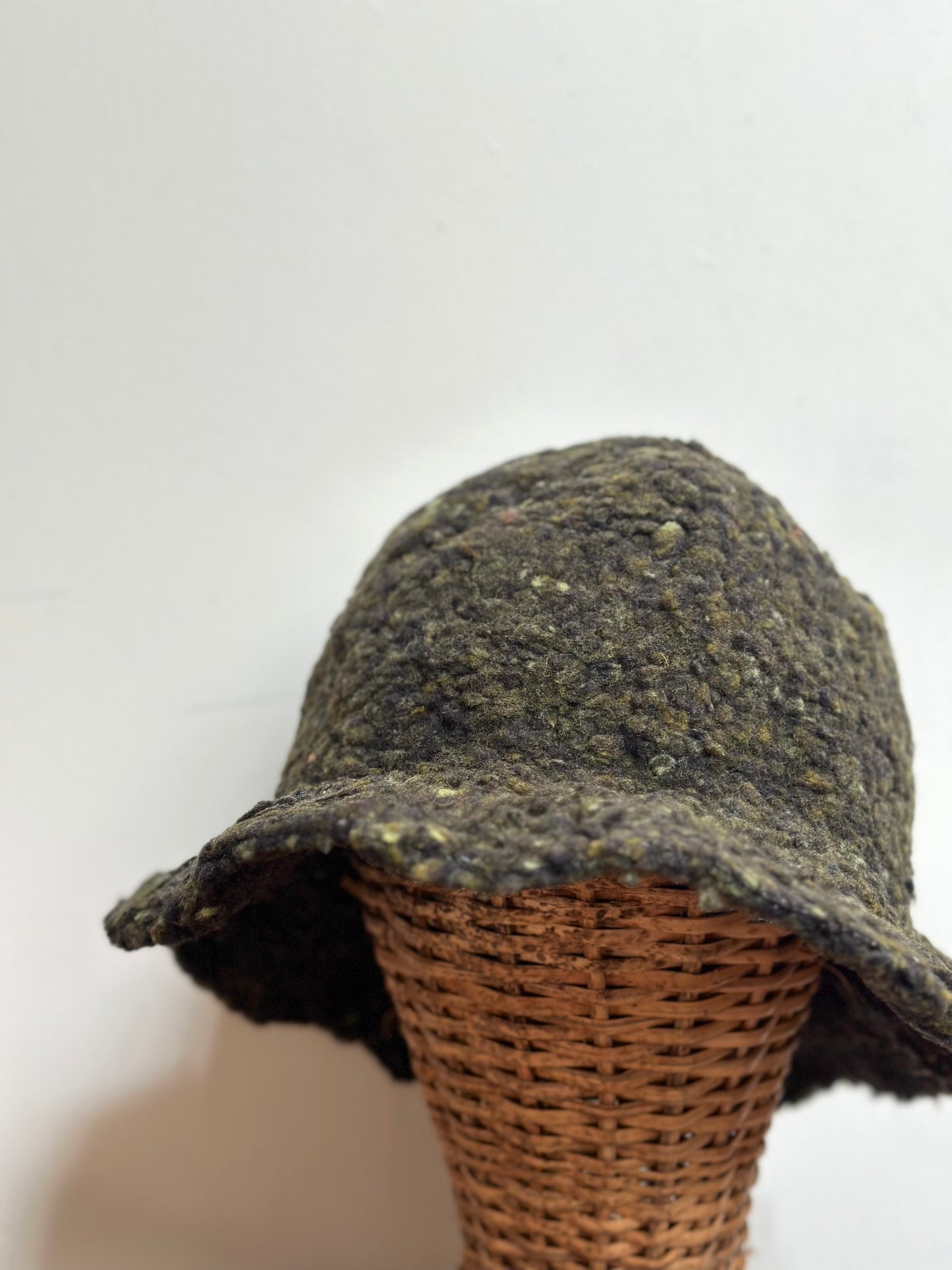 Sophie Digard Wool Hat - Forest Green