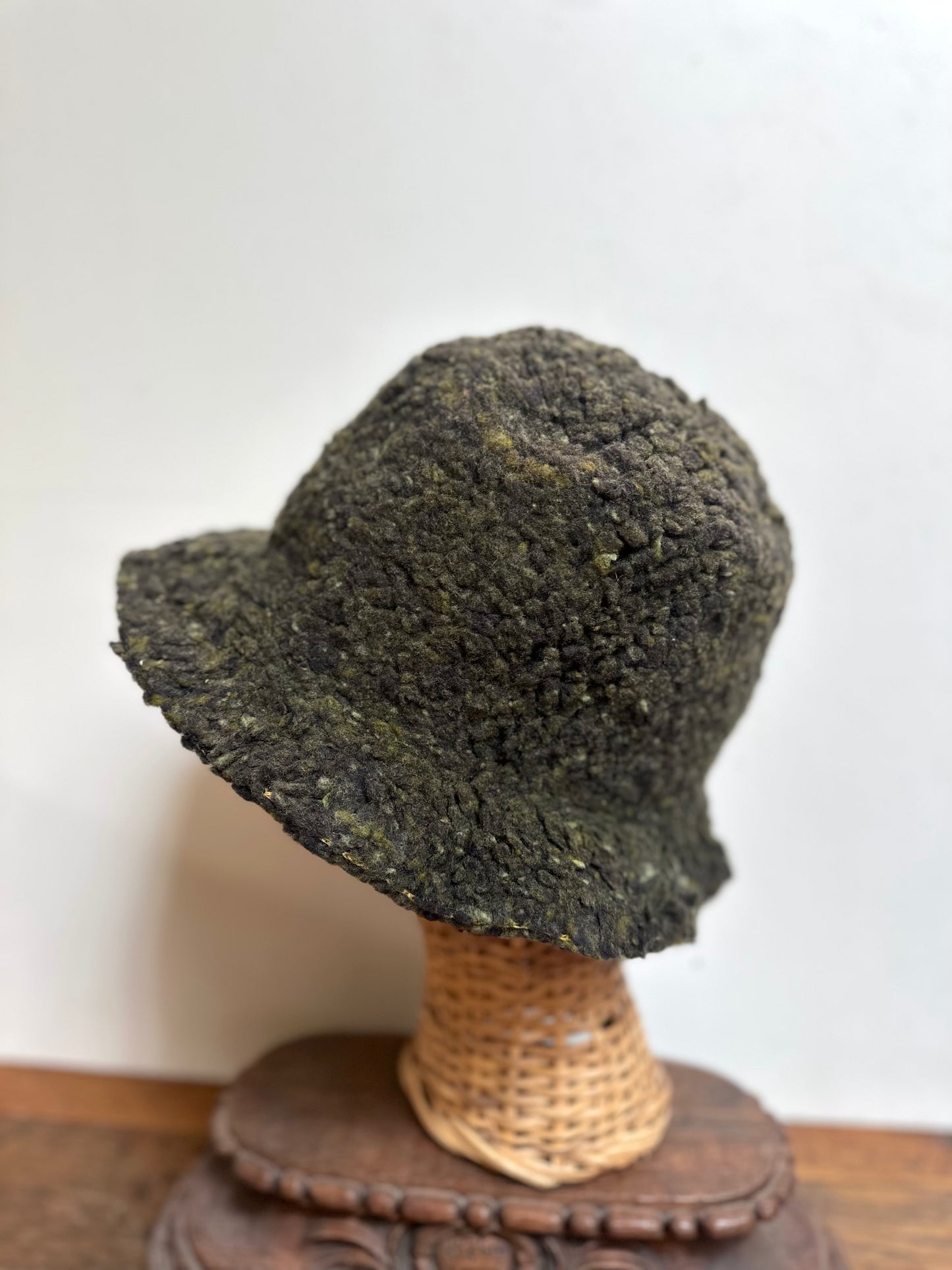 Sophie Digard Wool Hat - Forest Green