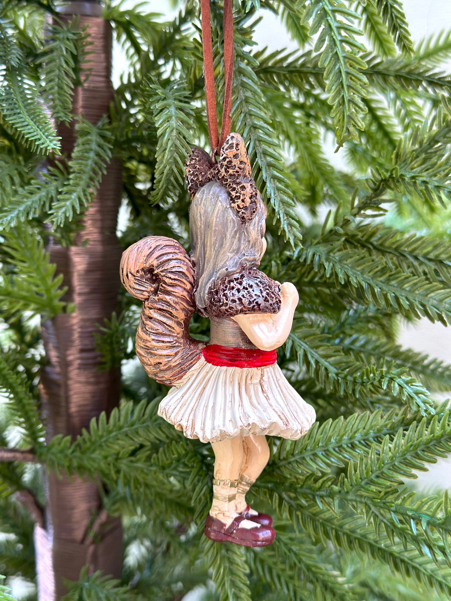 Woodland Animal Children - Pair Hanging Ornaments