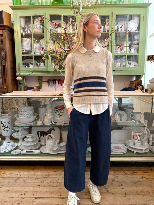 Aequamente Wide Leg Pants - Navy