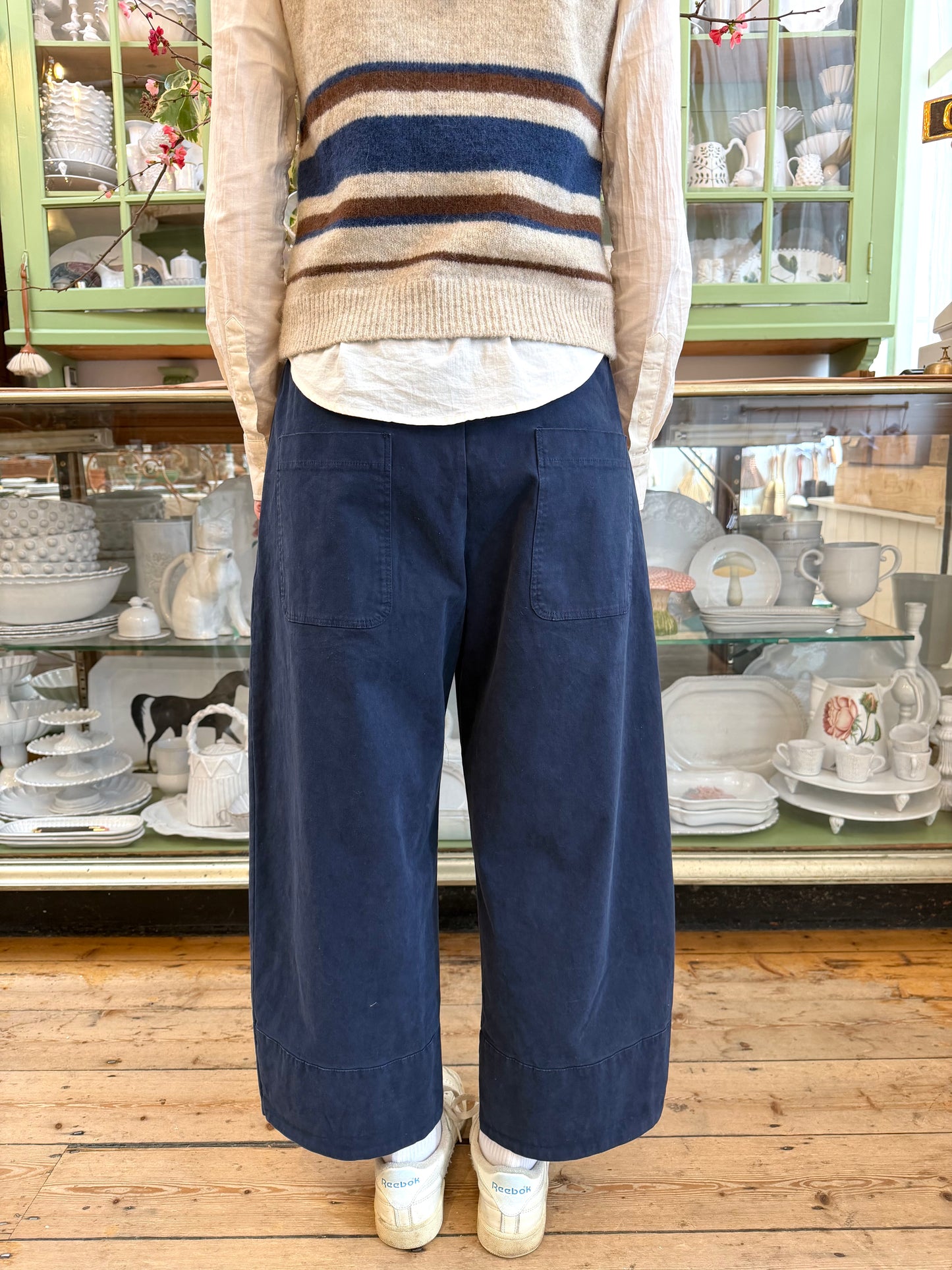 Aequamente Wide Leg Pants - Navy