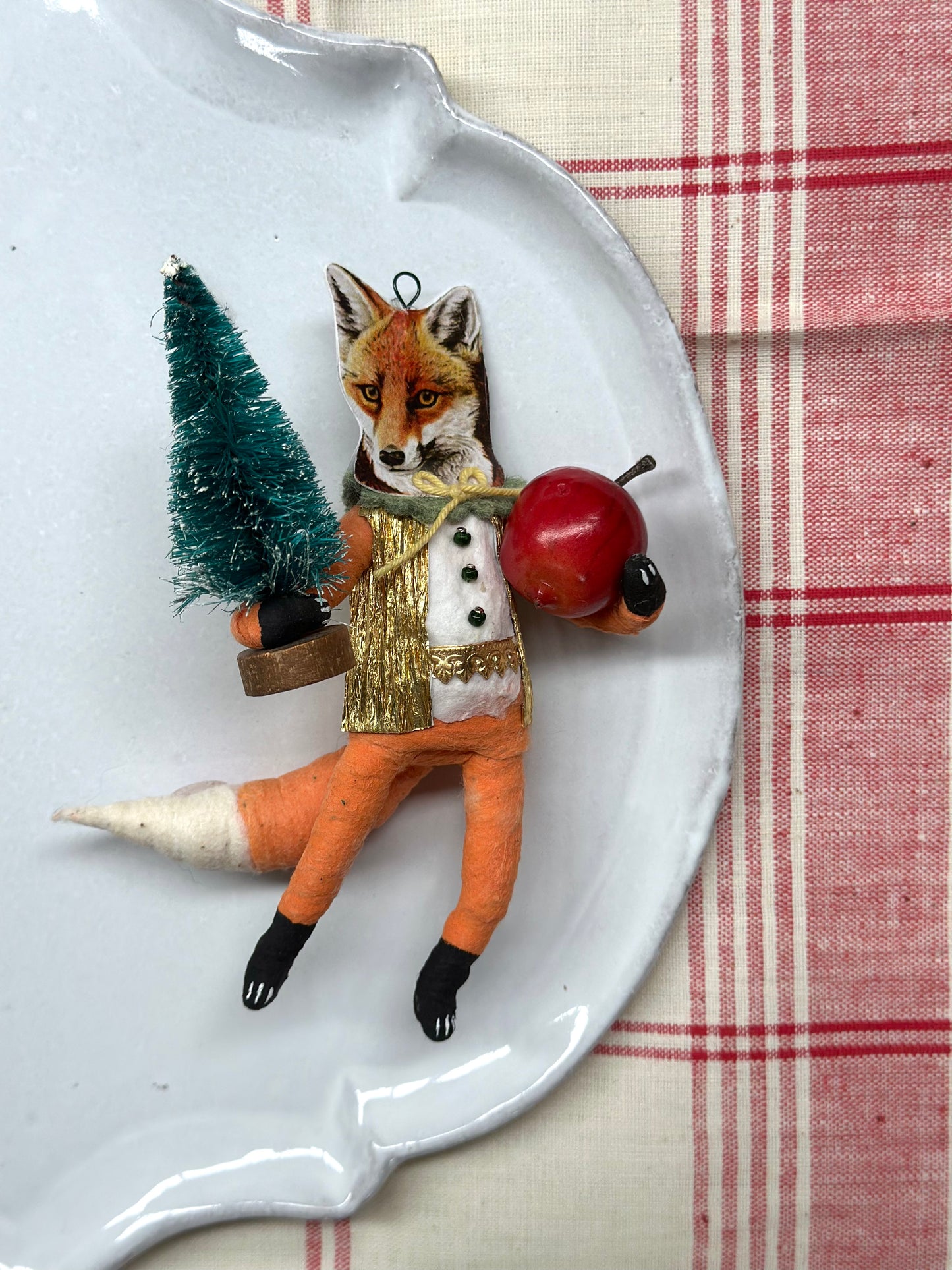 Vintage by Crystal Handspun Cotton Dogs & Fox