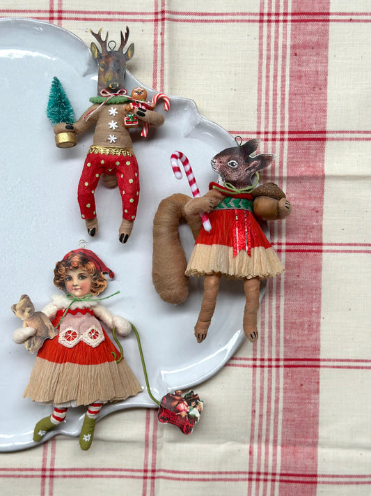 Vintage by Crystal Handspun Cotton Woodland Friends