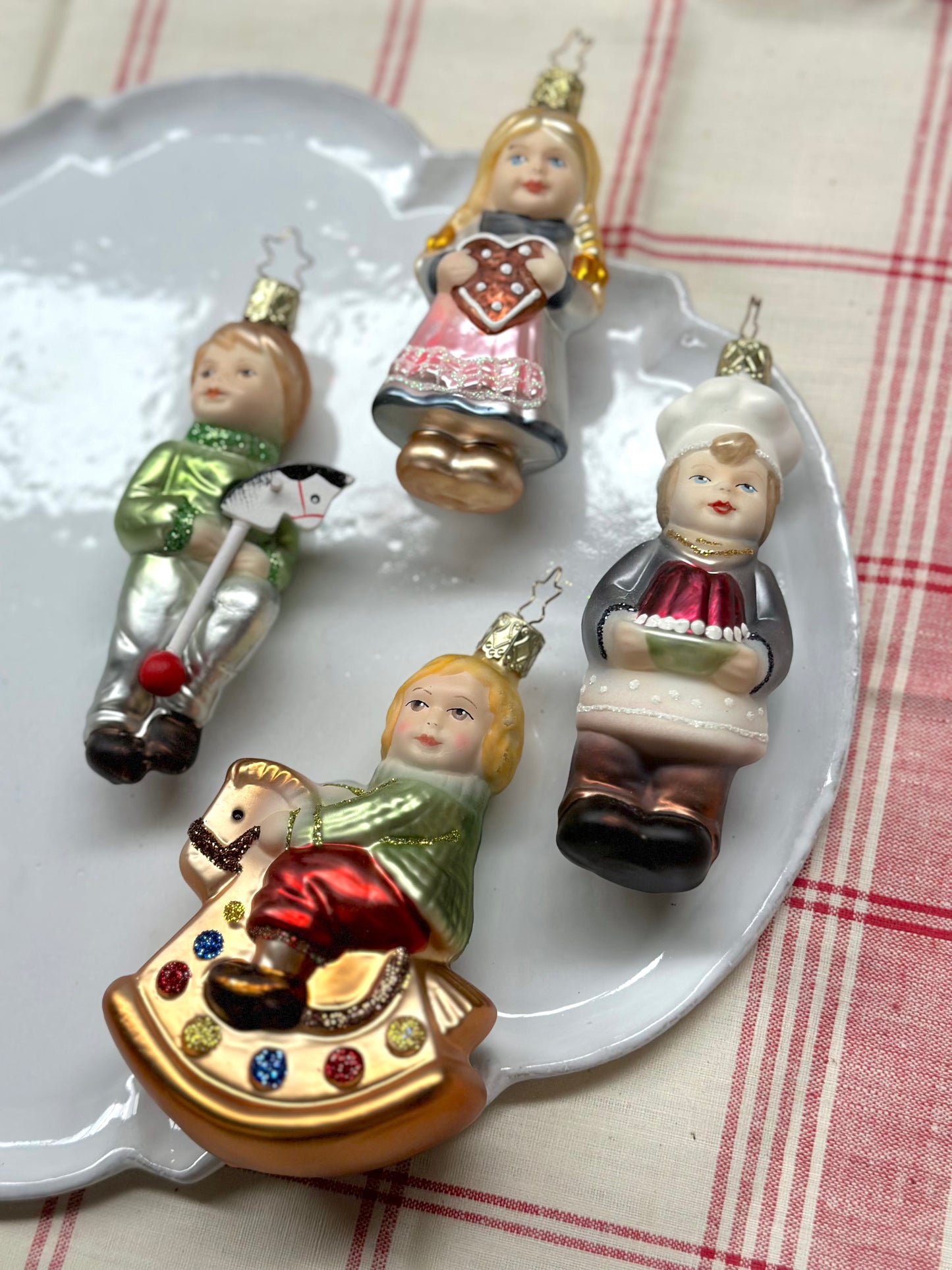 German Glass Christmas Ornaments - Nostalgic Children