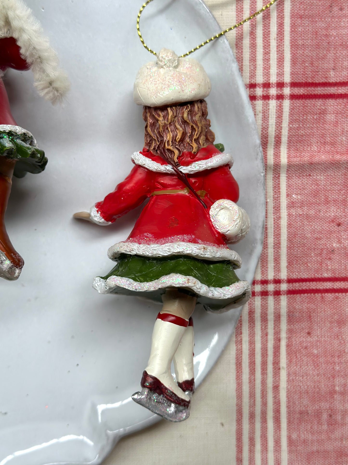 Ice Skating Girls - Set Of 2 - Woodland Christmas