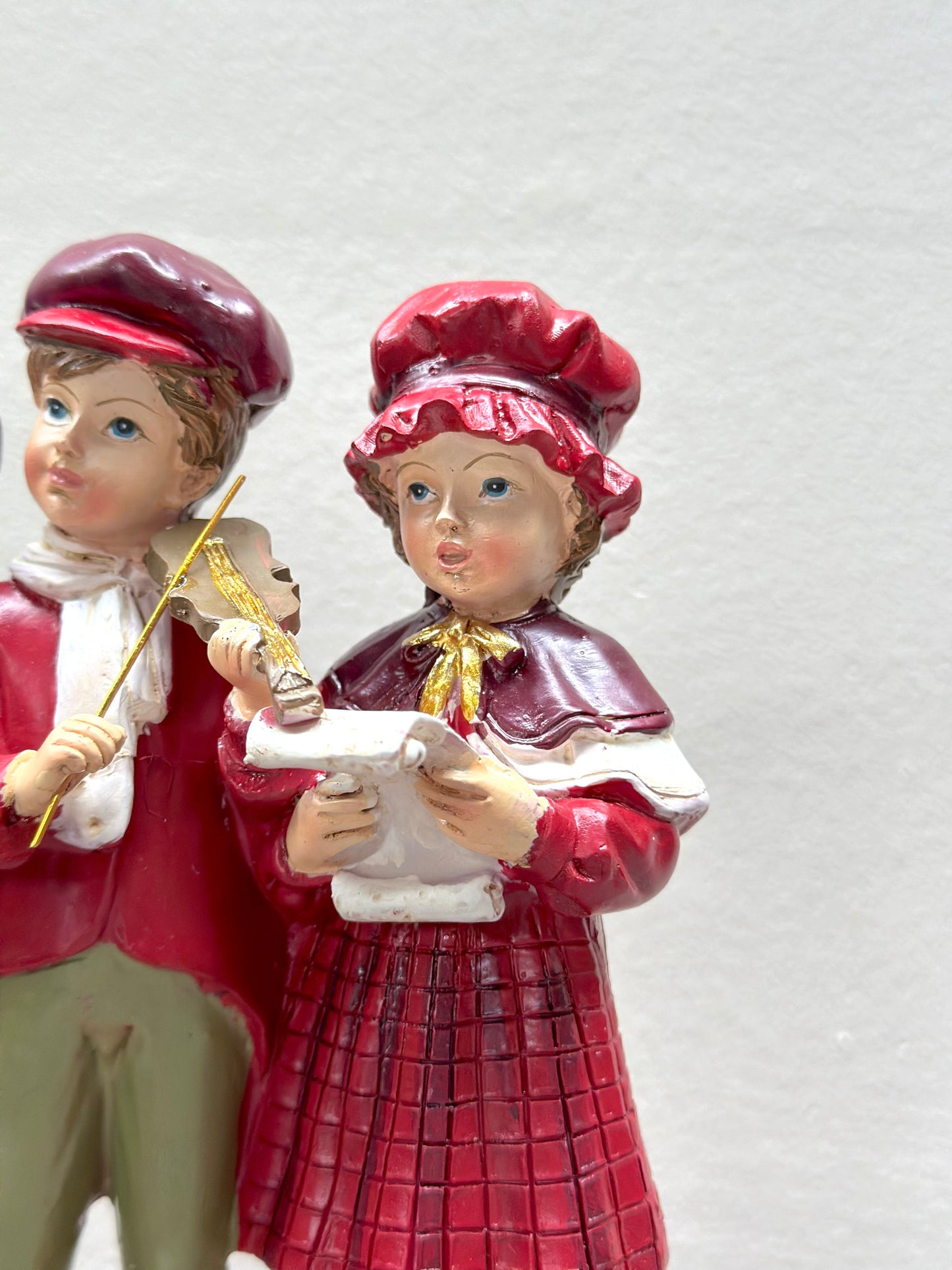 Carol Singing Children - Standing Ornament - Woodland Christmas