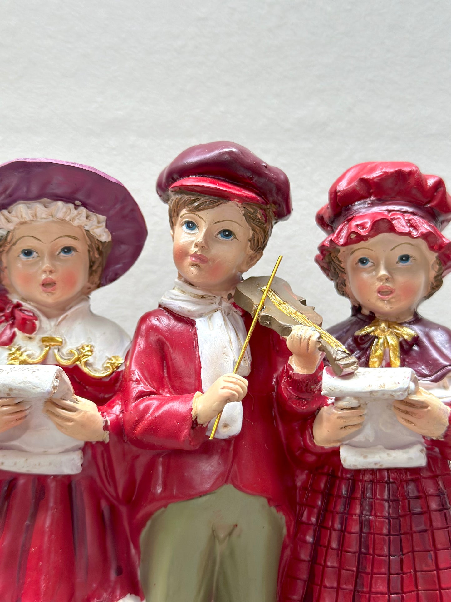 Carol Singing Children - Standing Ornament - Woodland Christmas
