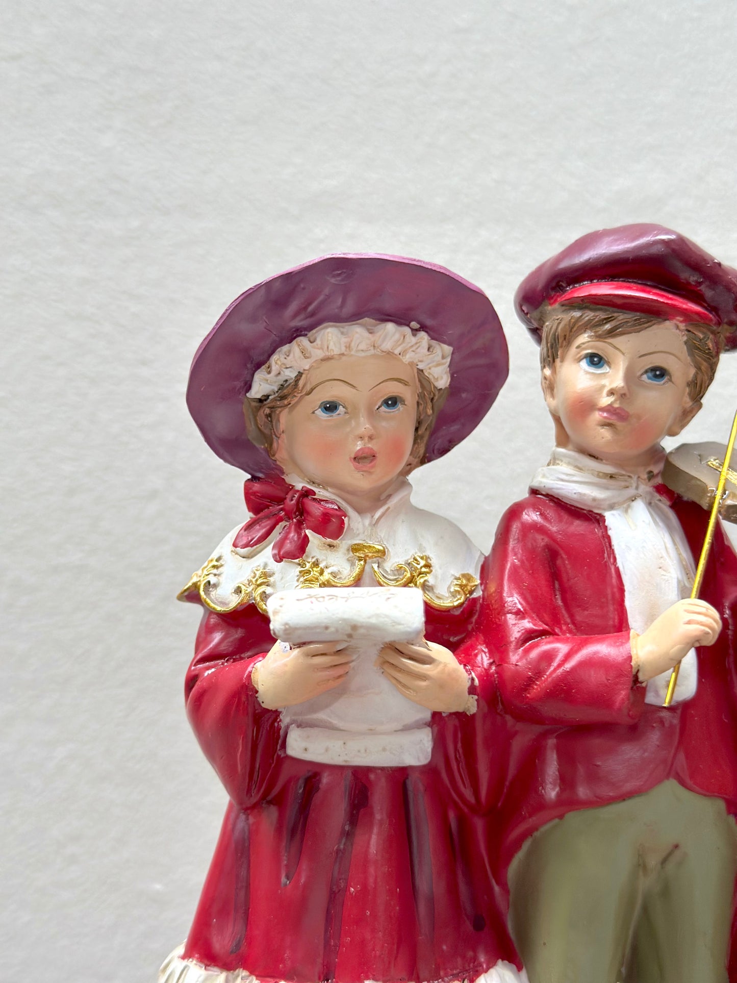 Carol Singing Children - Standing Ornament - Woodland Christmas