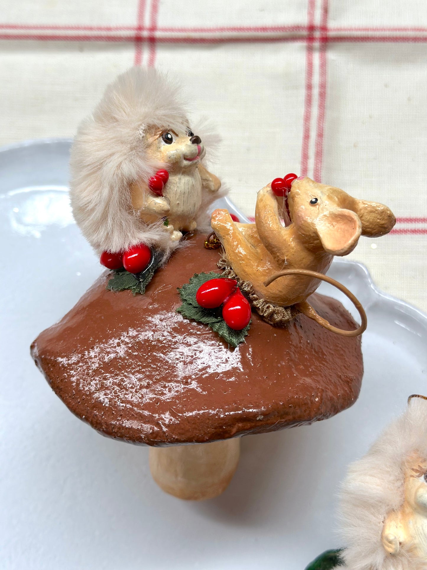 Hedgehogs - Hanging Ornaments - Woodland Christmas