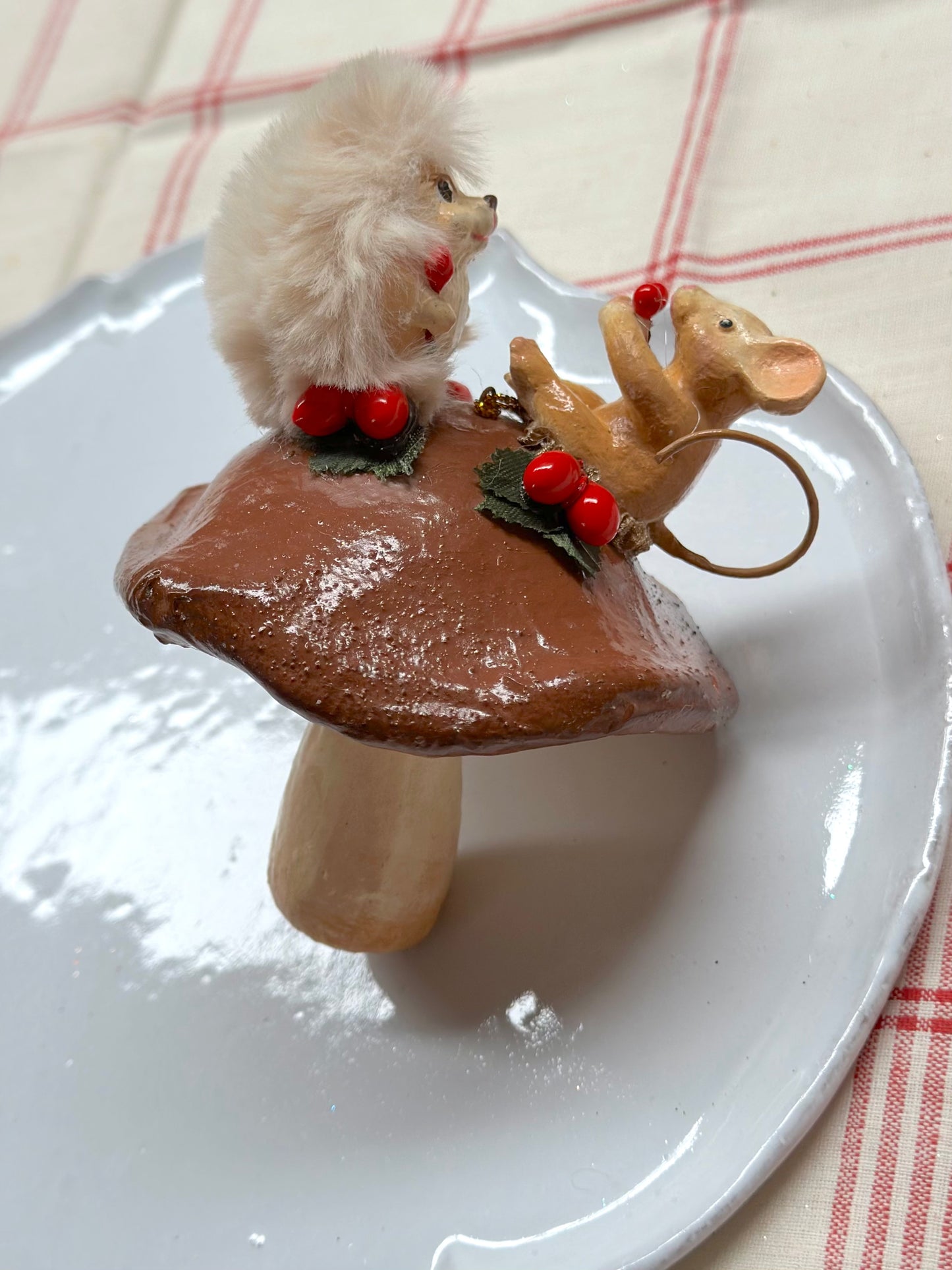 Hedgehogs - Hanging Ornaments - Woodland Christmas