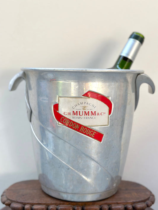 Vintage French Champagne Bucket 'G. H. Mumm Cordon Rouge'