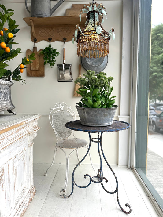 Antique French 19th Century Bistro Table