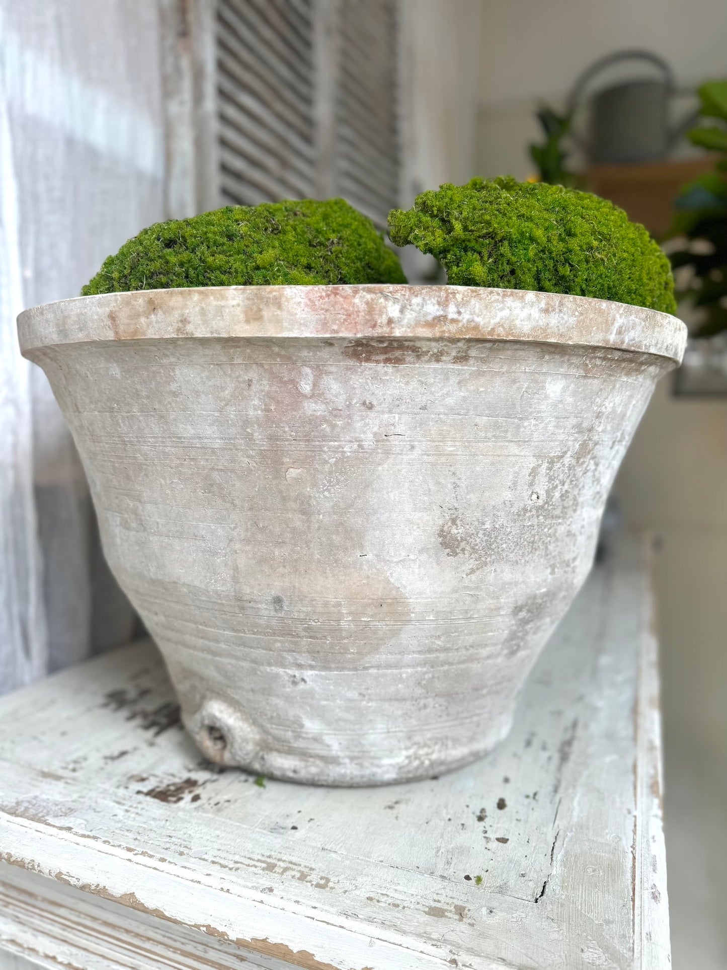 Vintage Spanish Terracotta Olive Pot