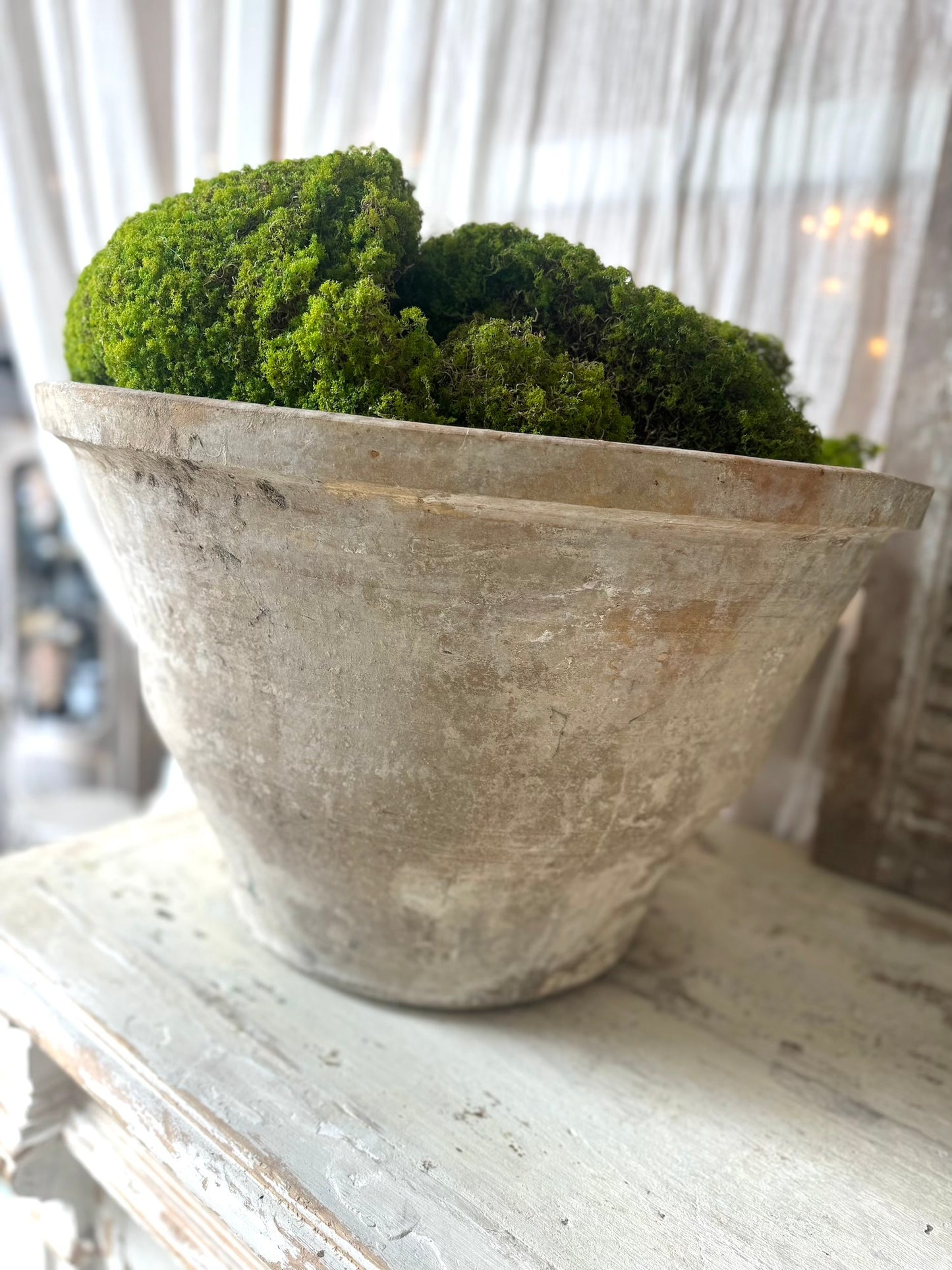 Vintage Spanish Terracotta Olive Pot
